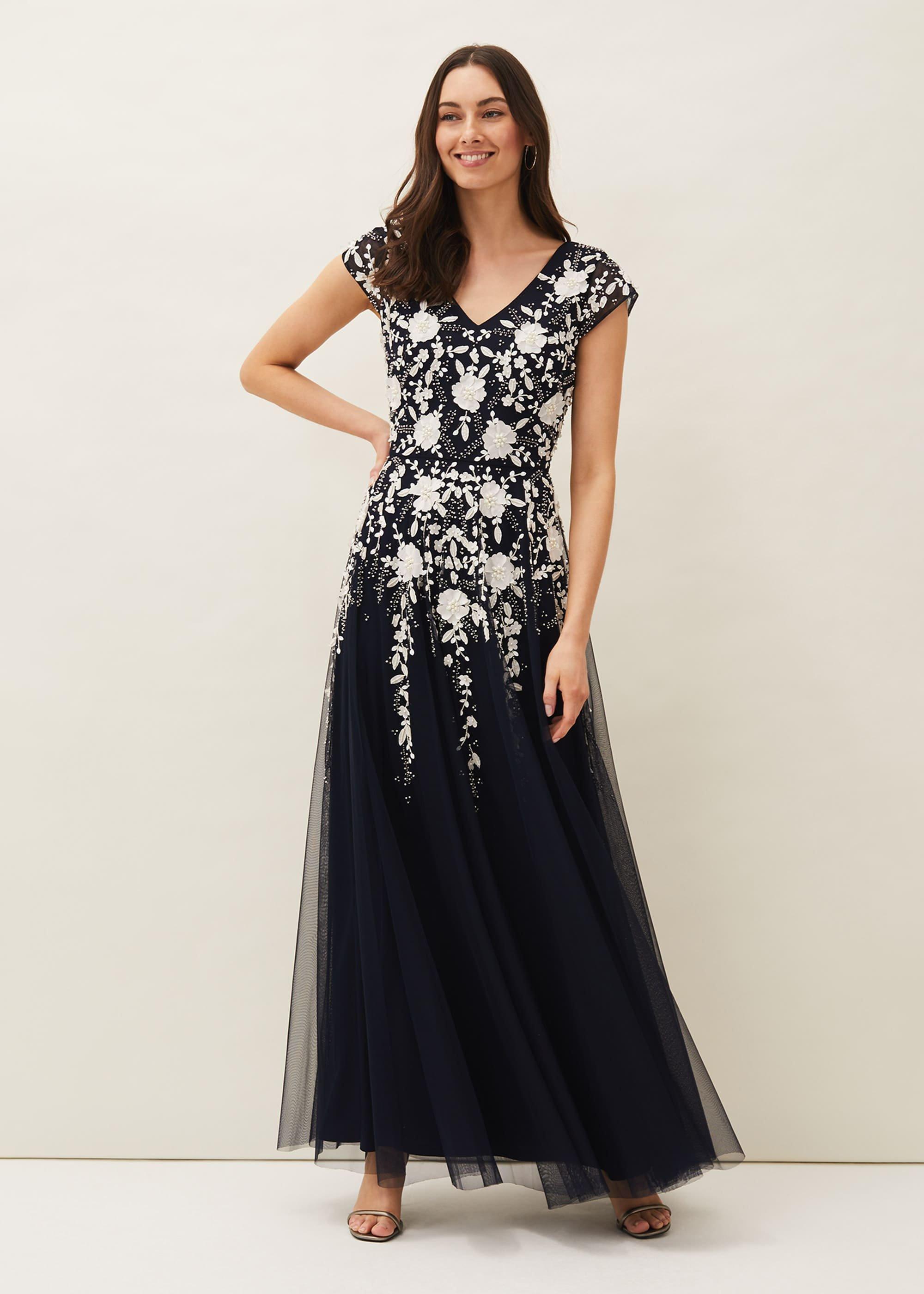 Henriette Embellished Maxi Dress