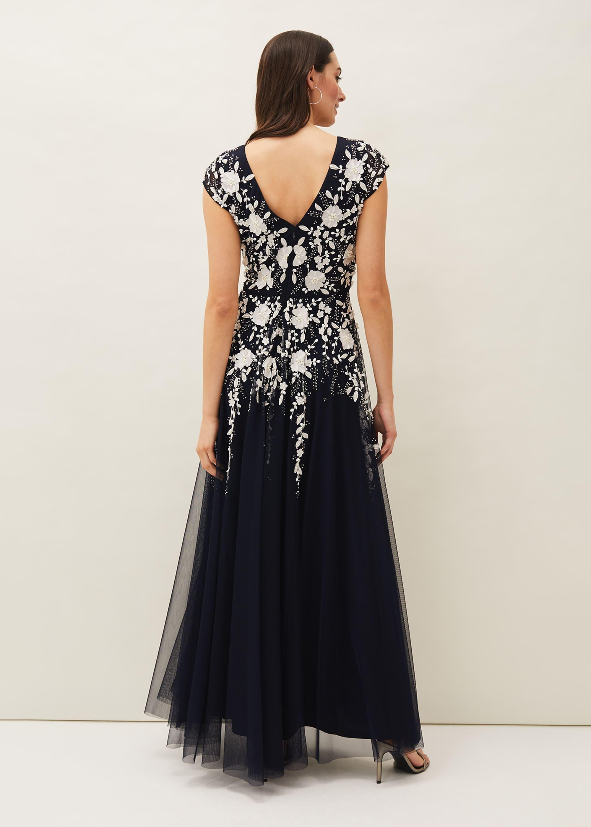 Henriette Embellished Maxi Dress