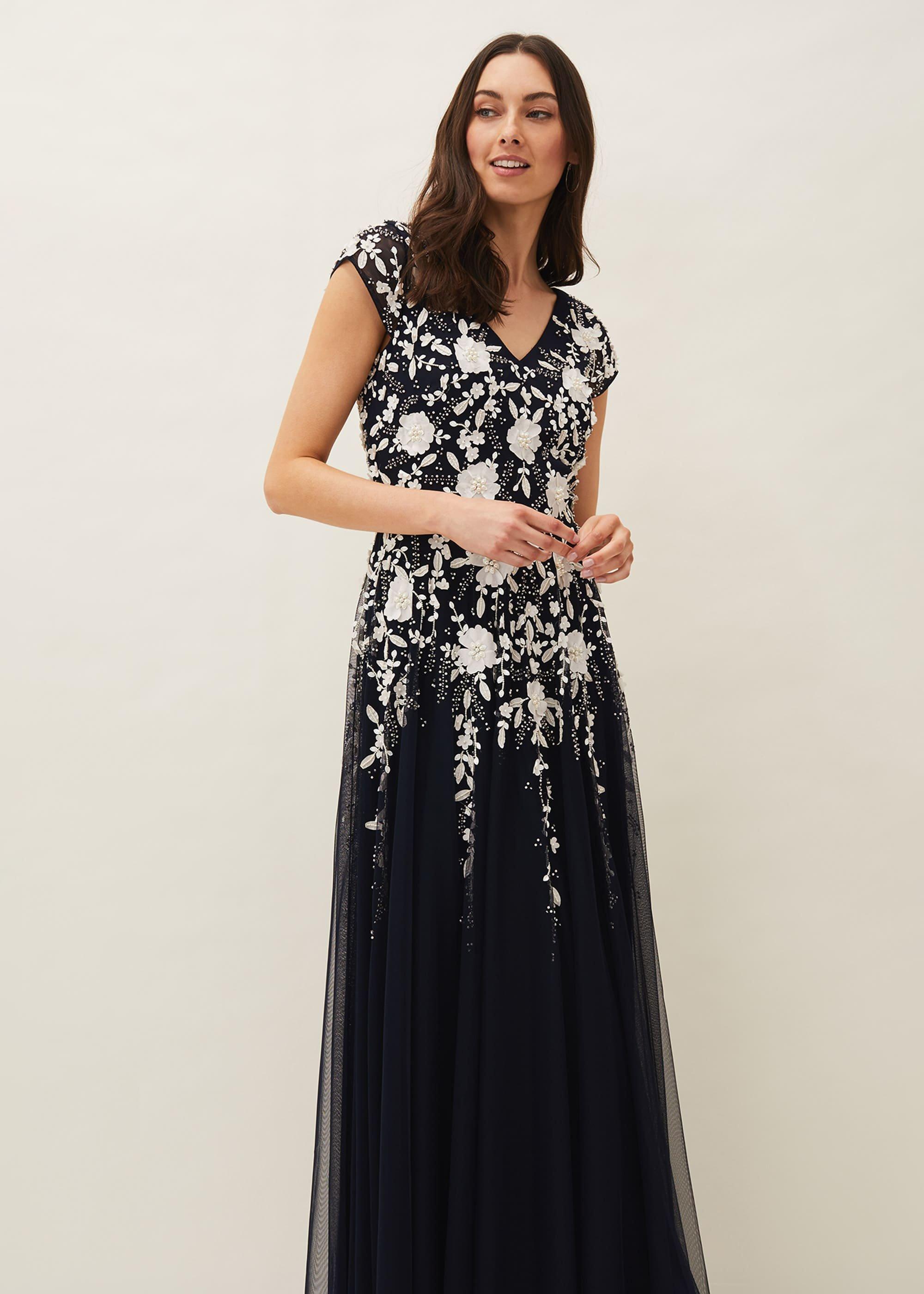 Henriette Embellished Maxi Dress