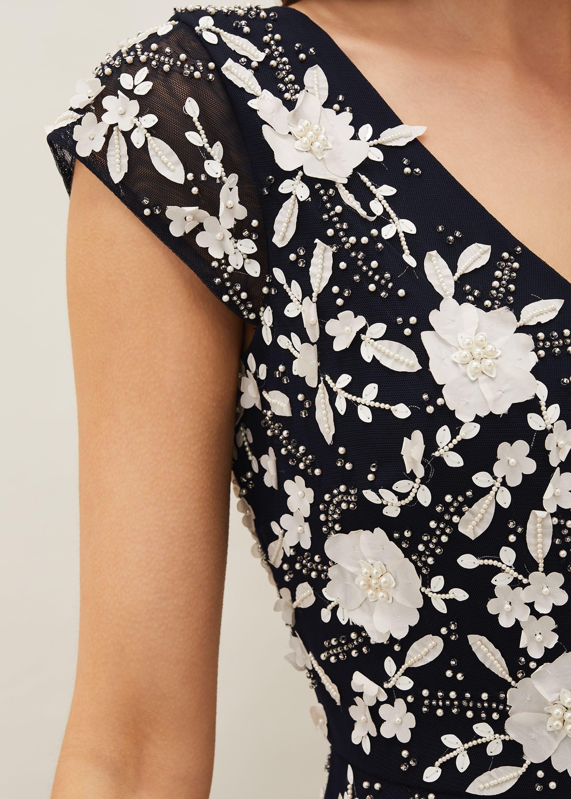 Henriette Embellished Maxi Dress