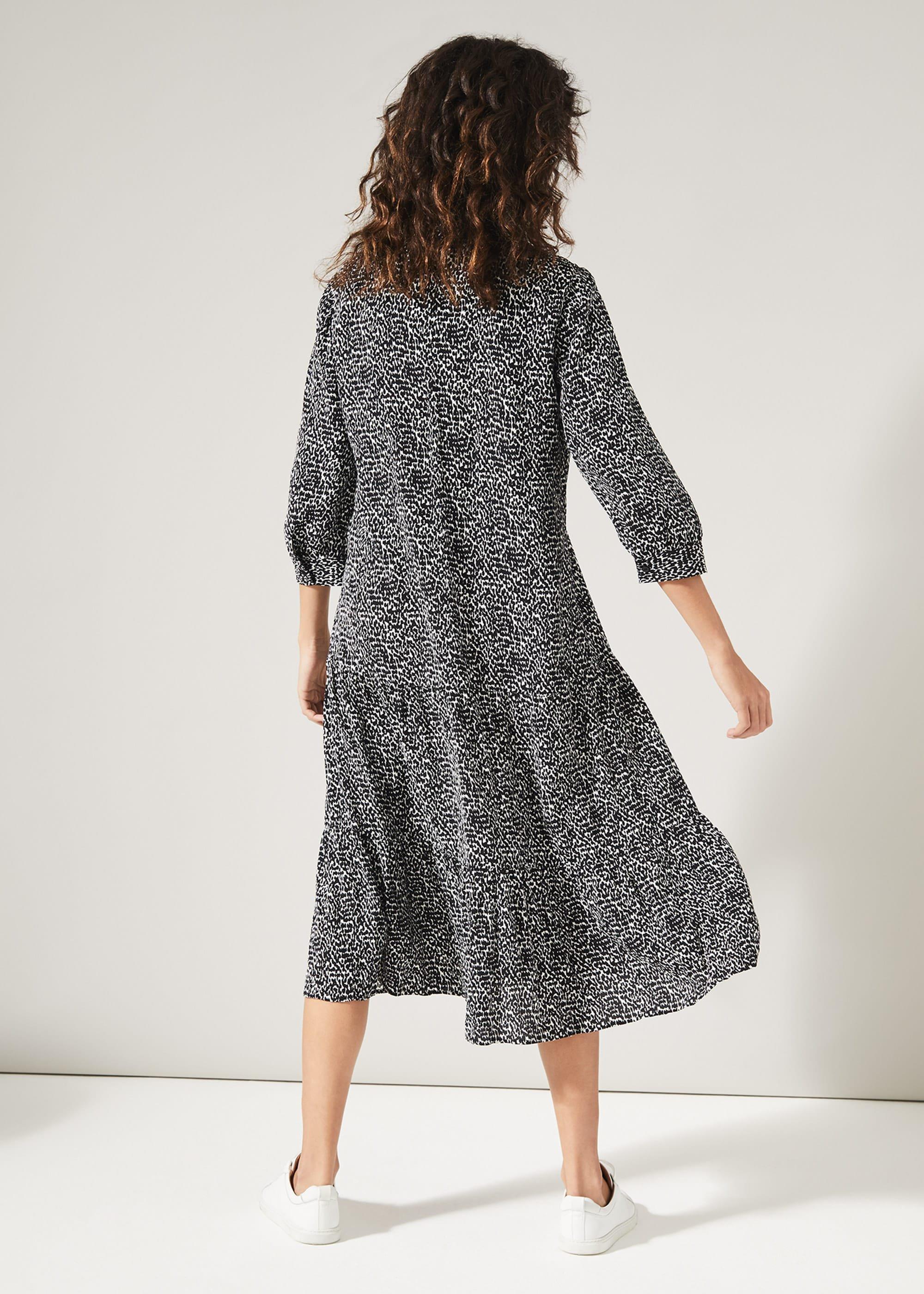Penele Print Midi Dress