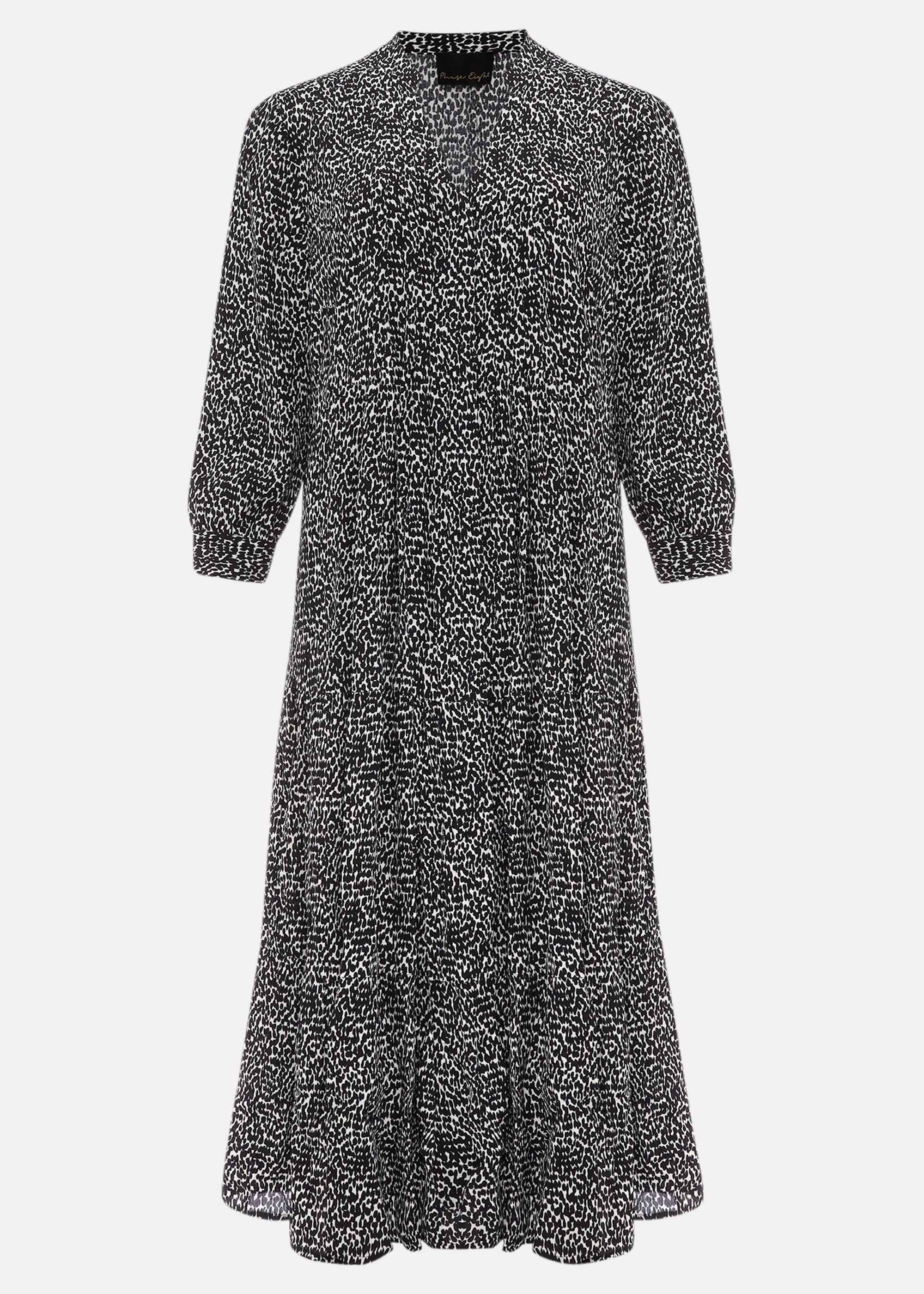 Penele Print Midi Dress