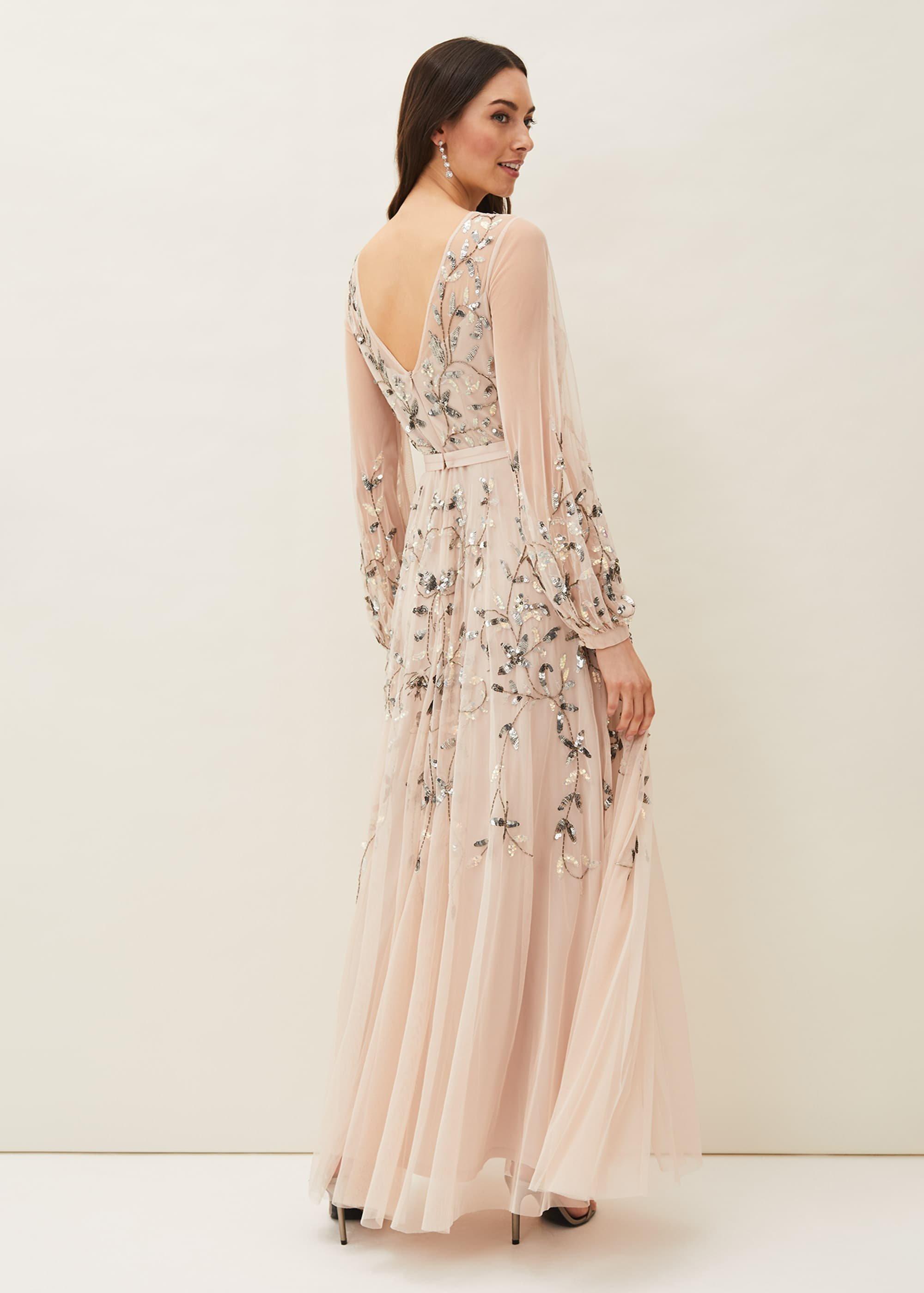 Cherrie Embellished Tulle Maxi Dress