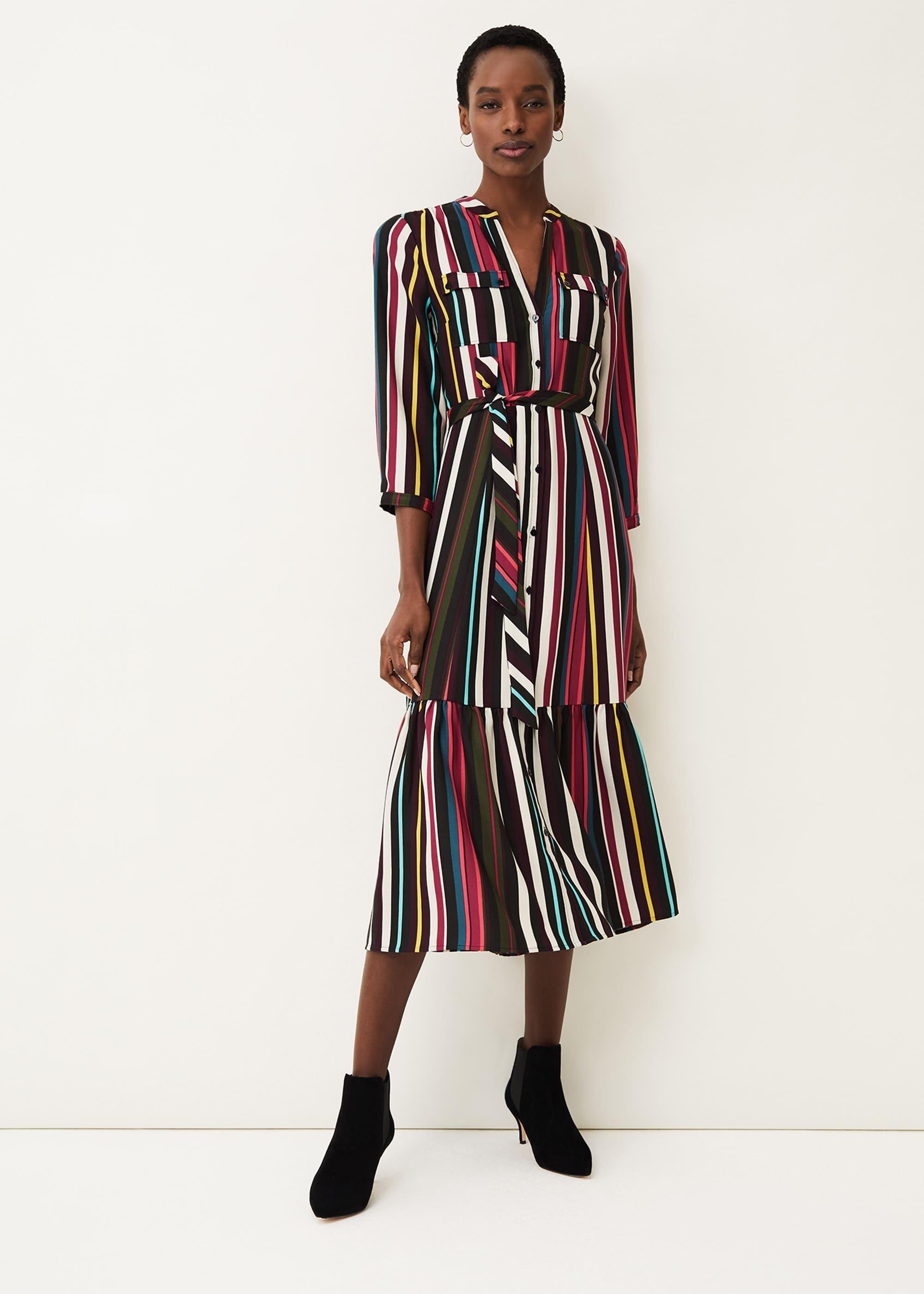 Tania Stripe Shirt Dress