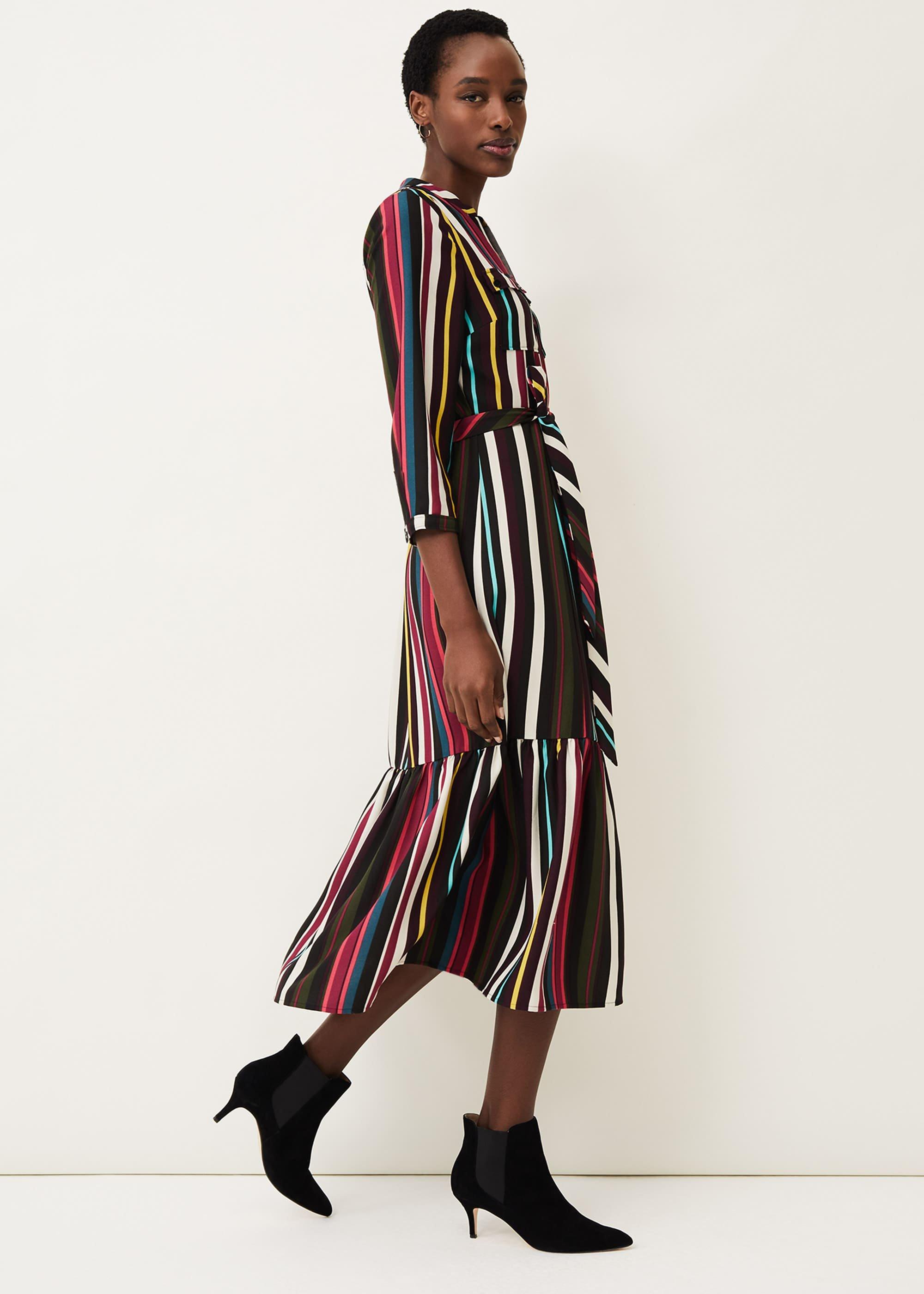 Tania Stripe Shirt Dress