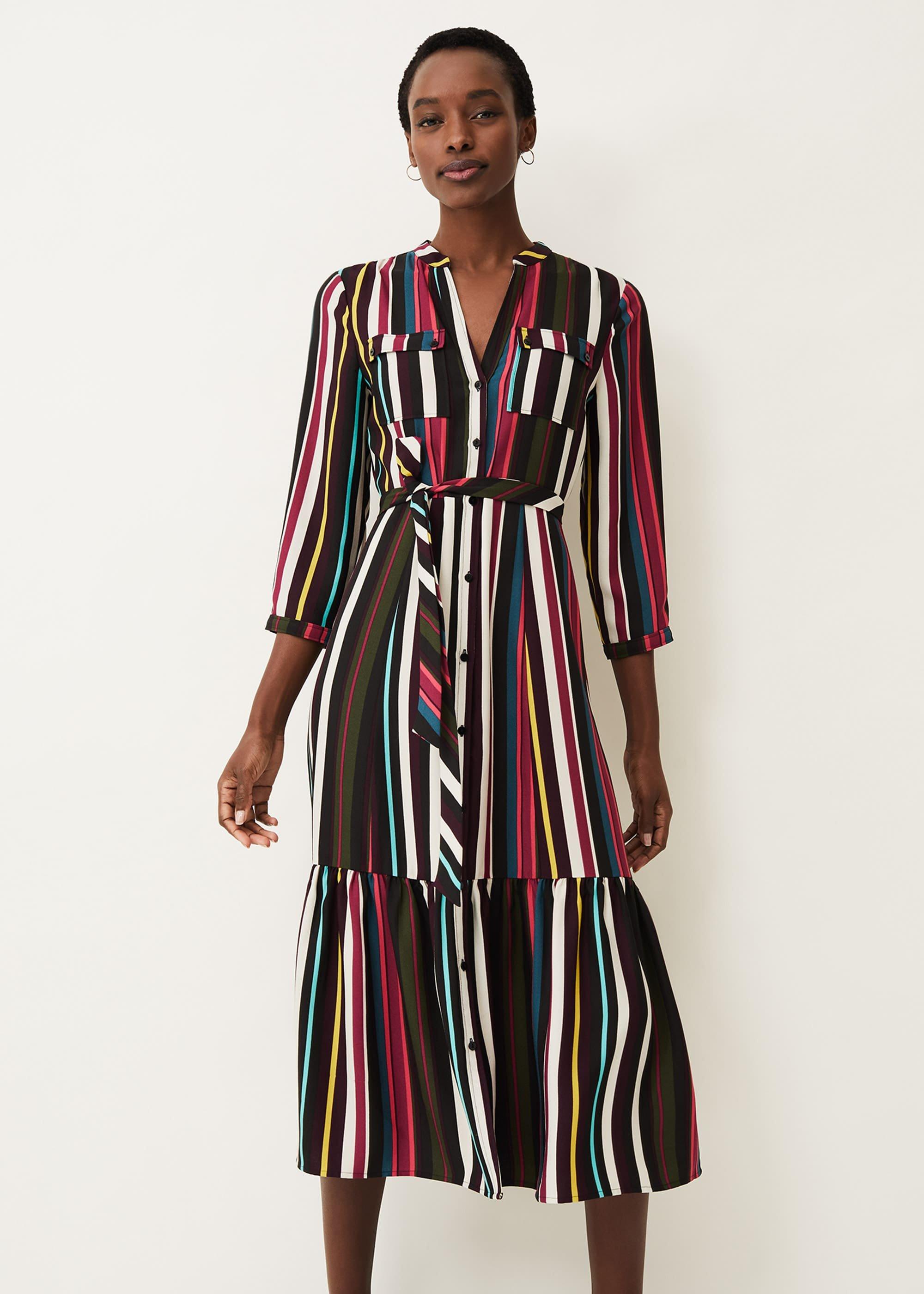 Tania Stripe Shirt Dress