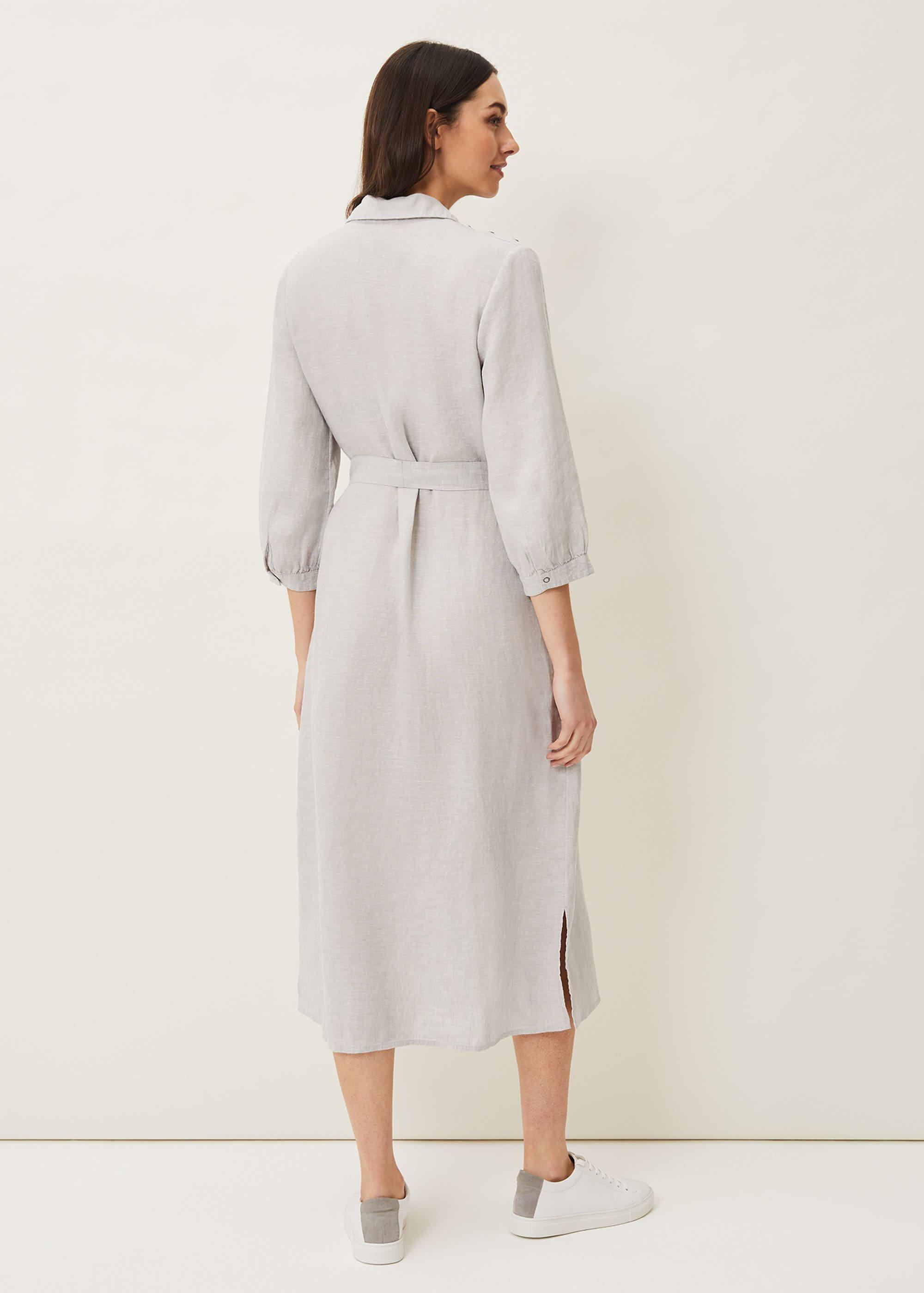 Harlyn Linen Shirt Dress