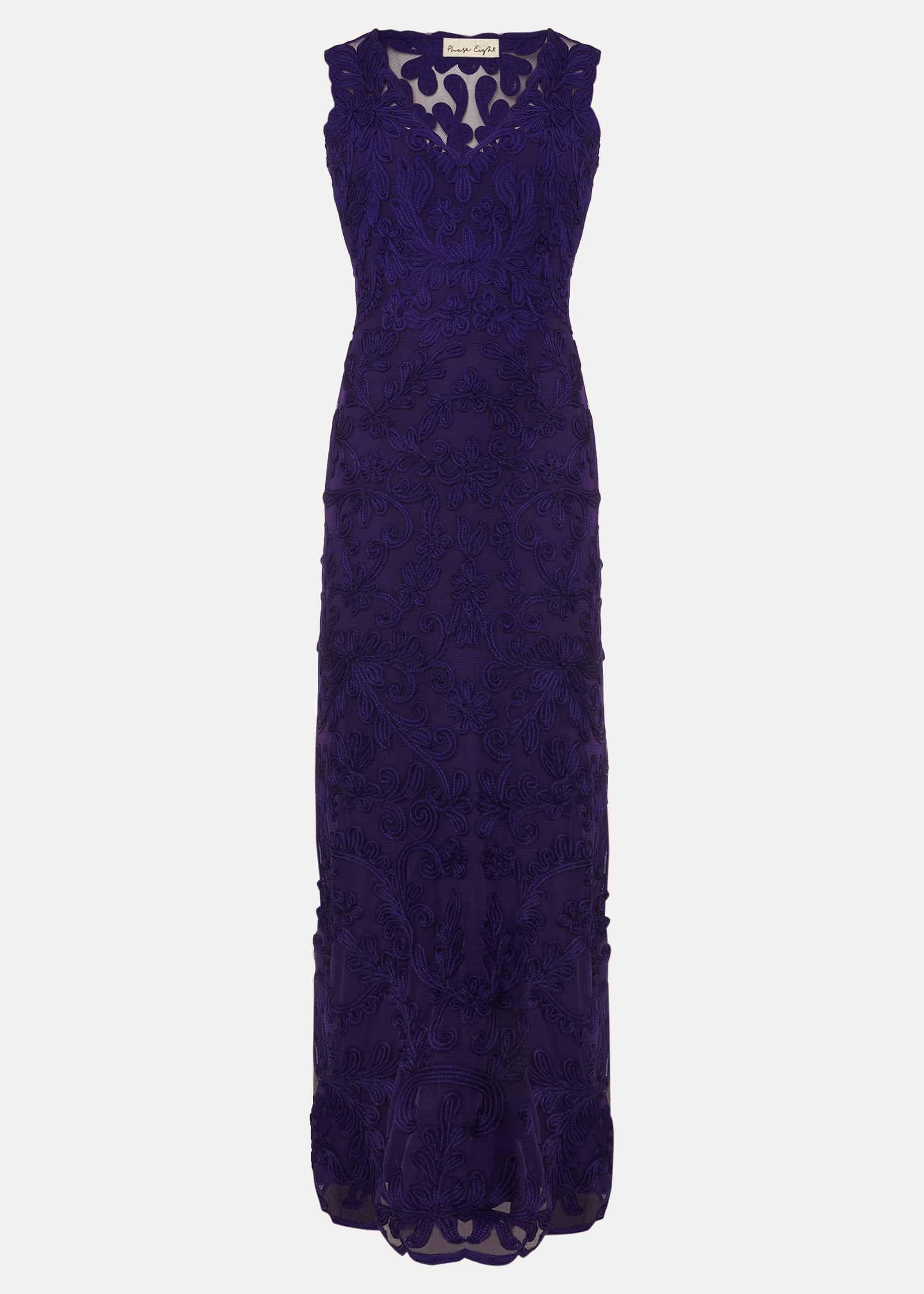 Osanne Tapework Lace Maxi Dress