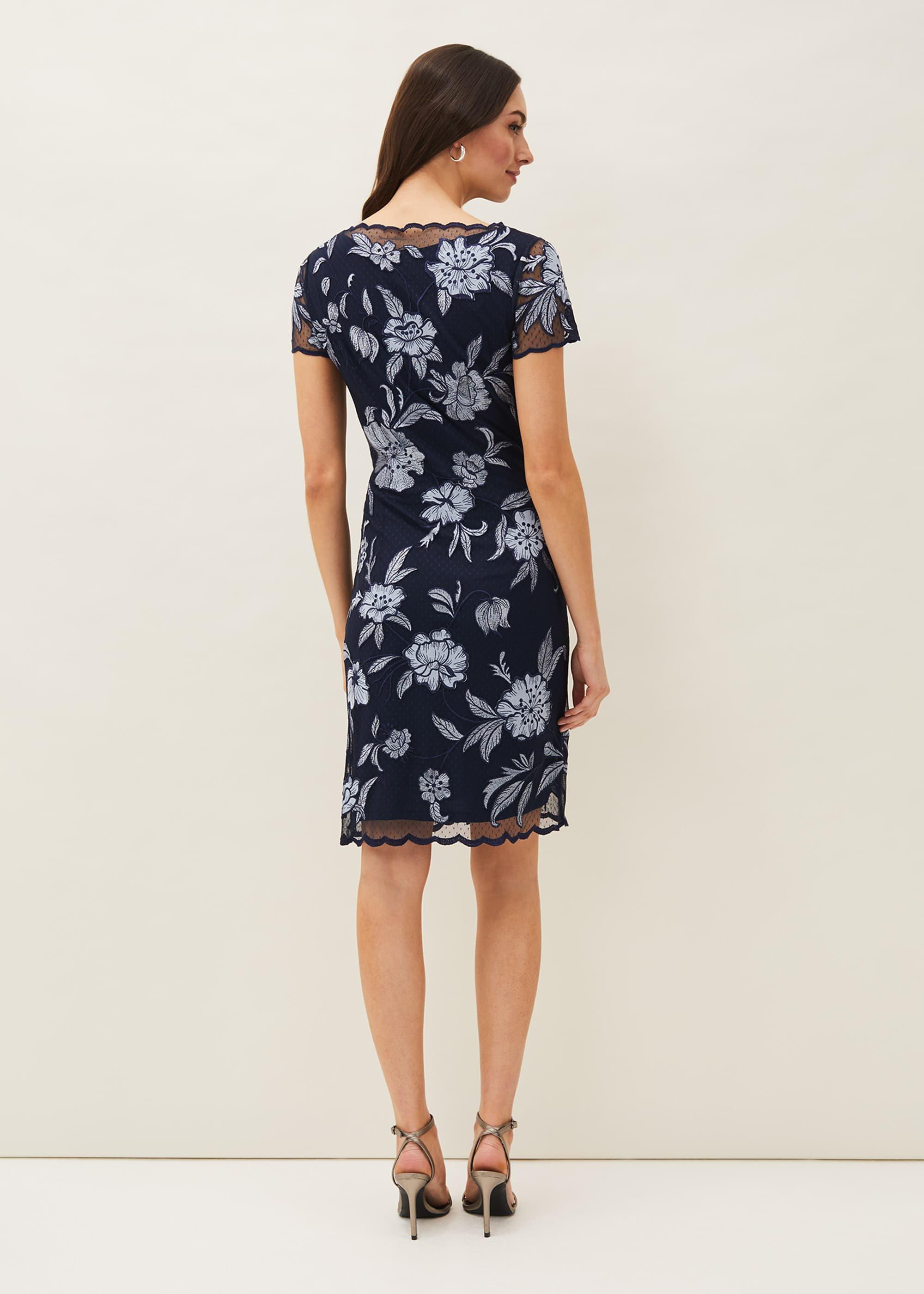 Hanna Floral Embroidered Dress