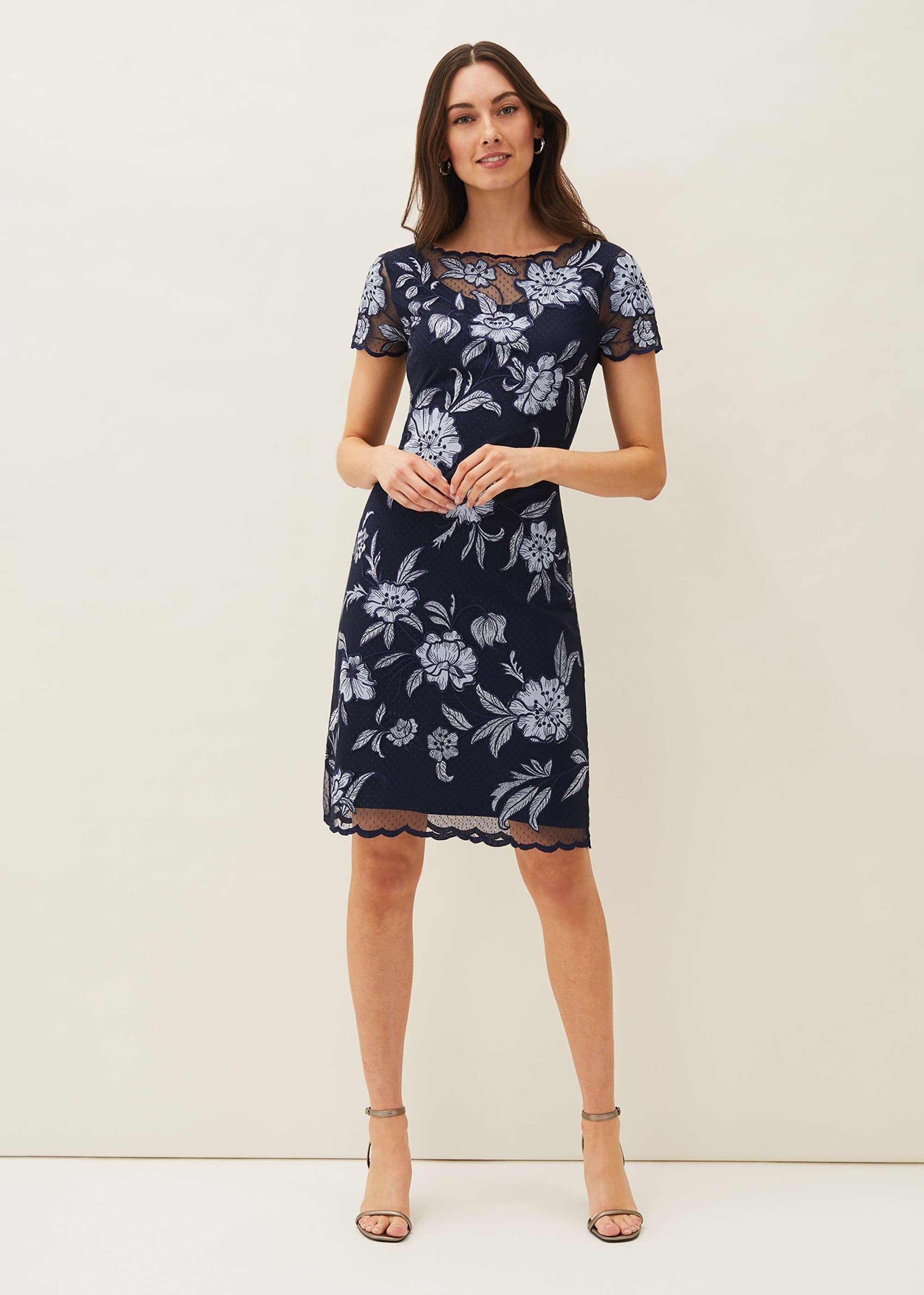 Hanna Floral Embroidered Dress