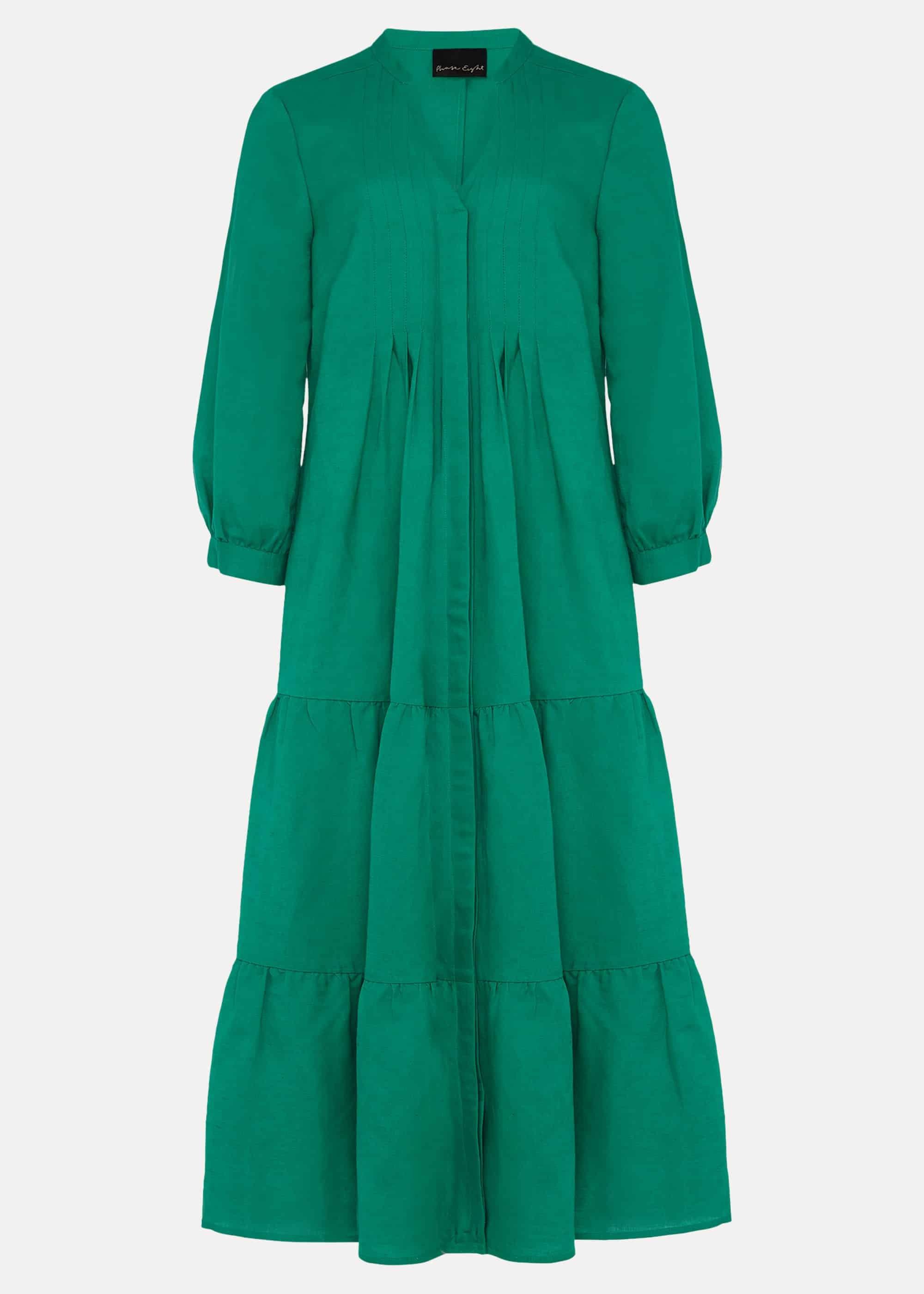 Penele Linen Midi Dress