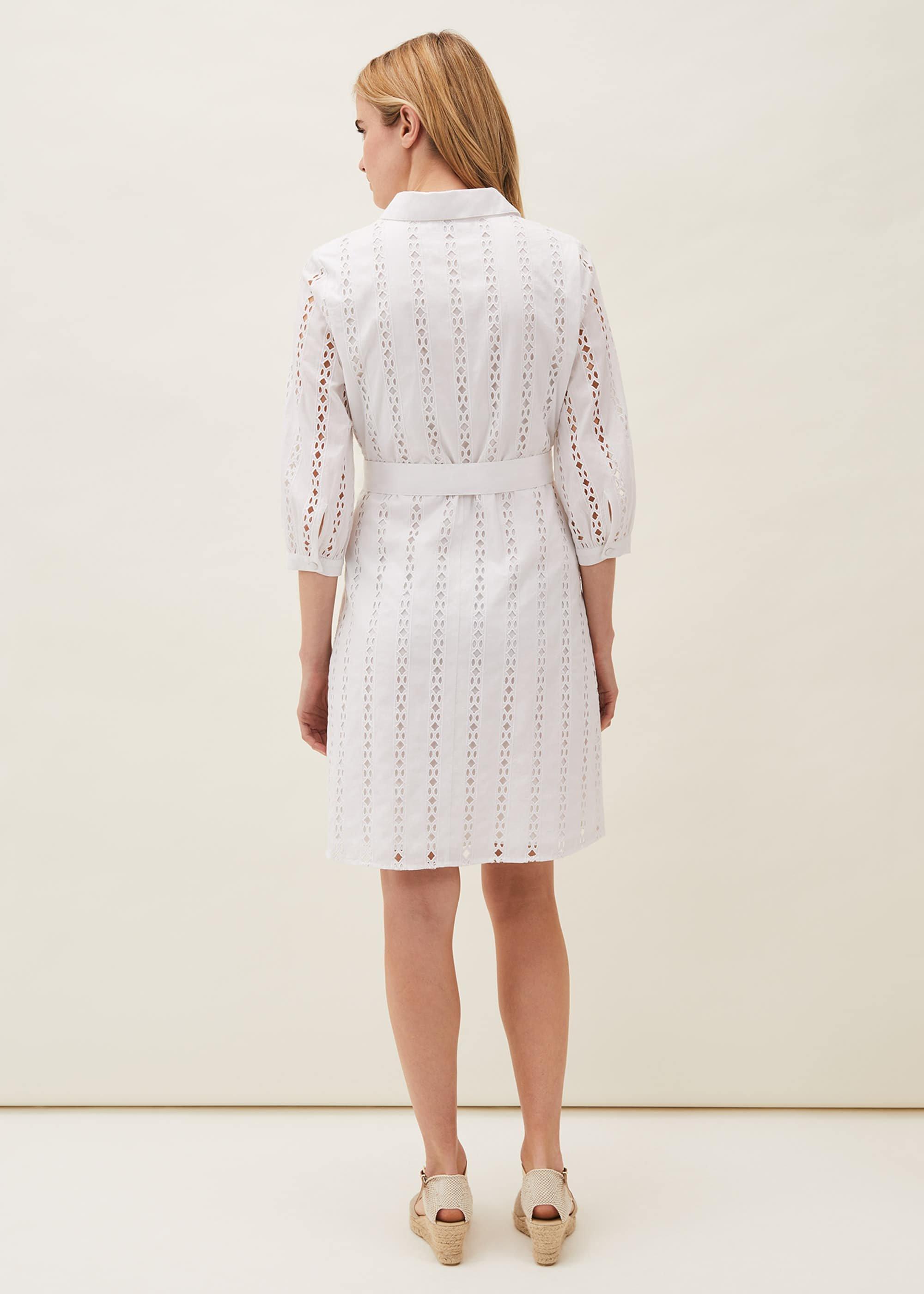 Caela Broderie Shirt Dress