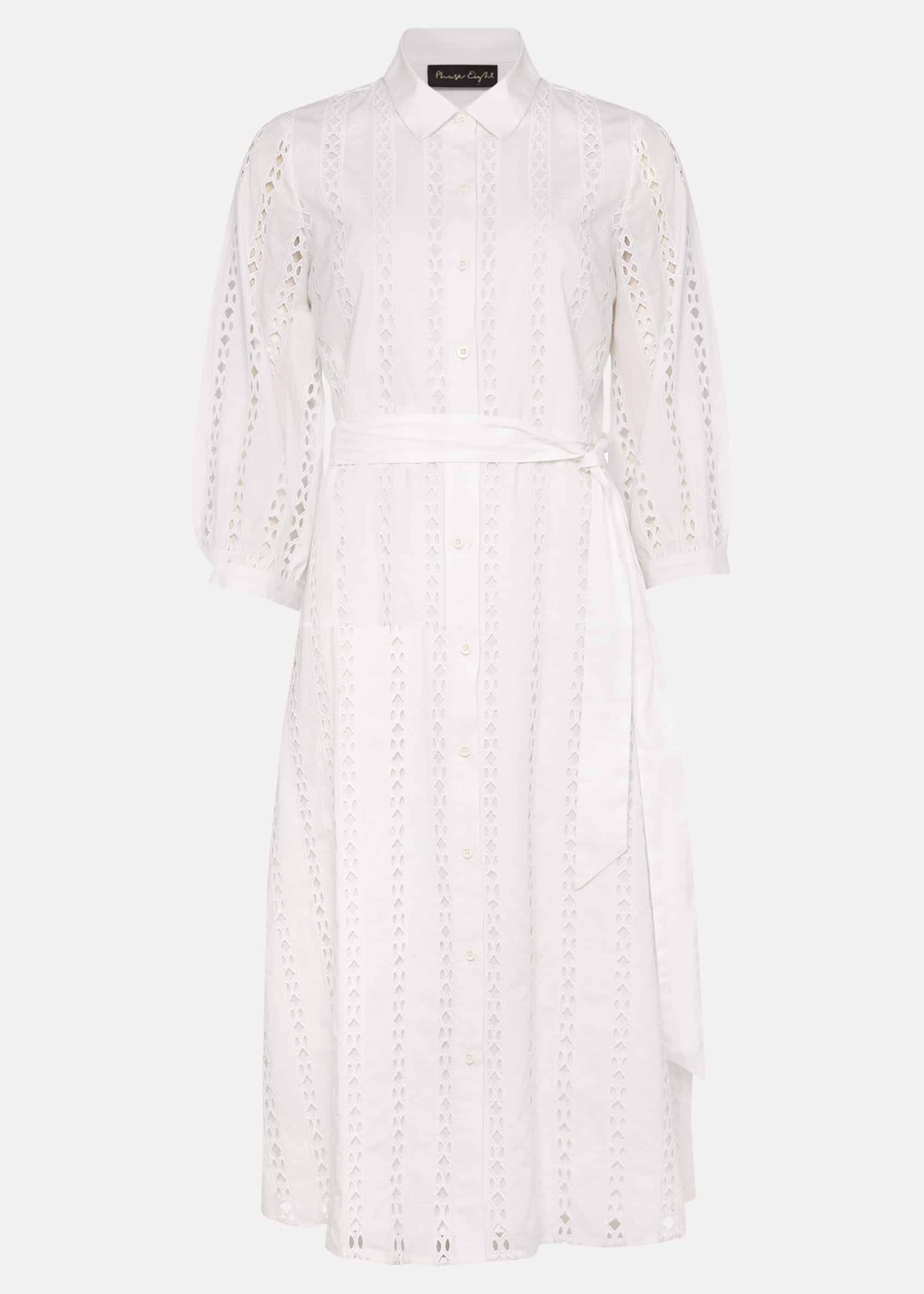 Caela Broderie Shirt Dress