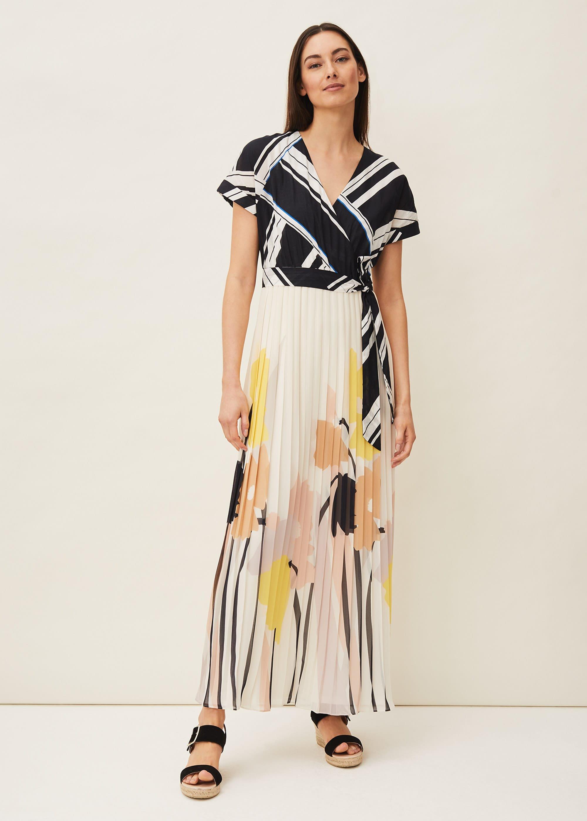Saskie Mix Print Midaxi Dress