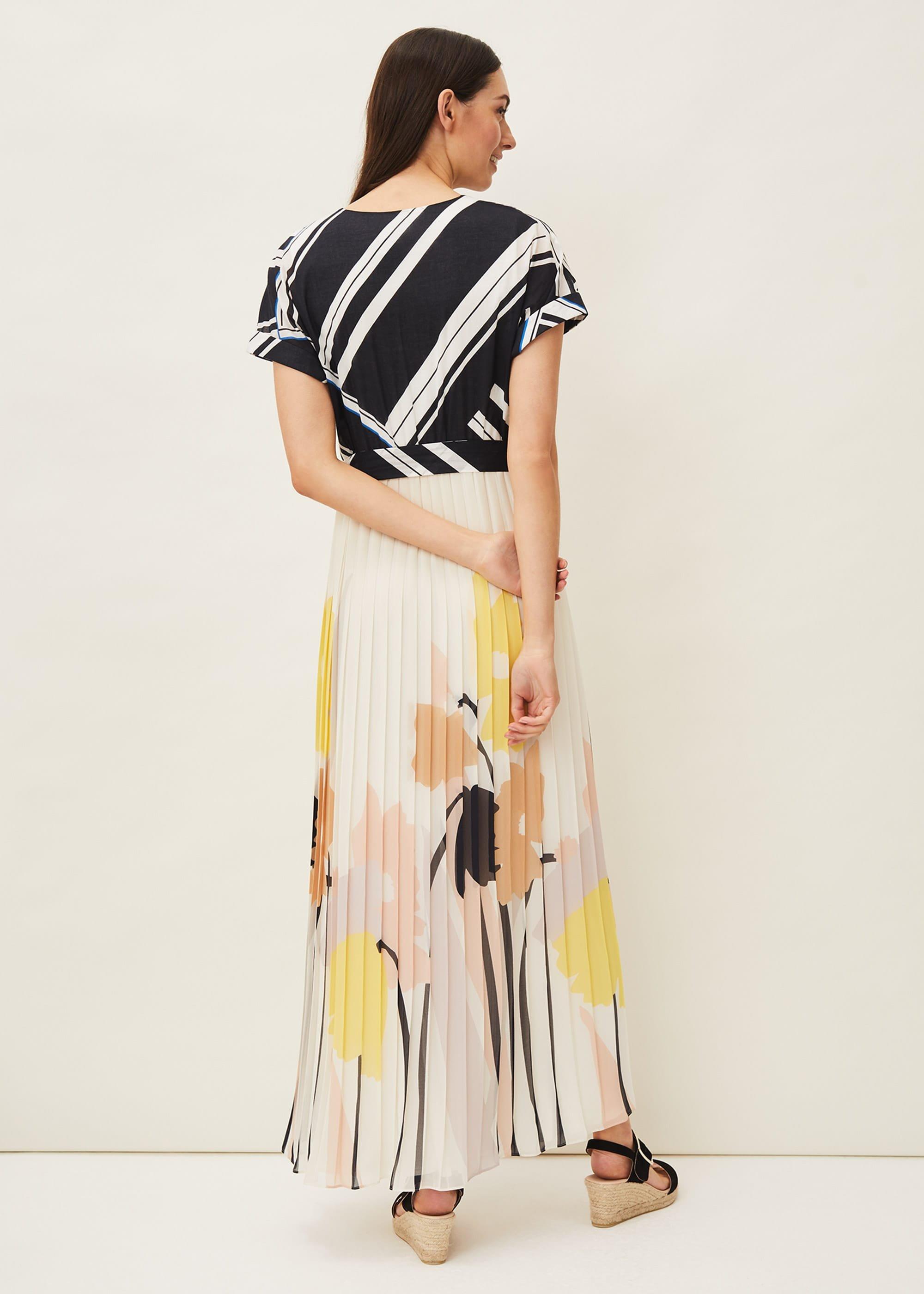 Saskie Mix Print Midaxi Dress