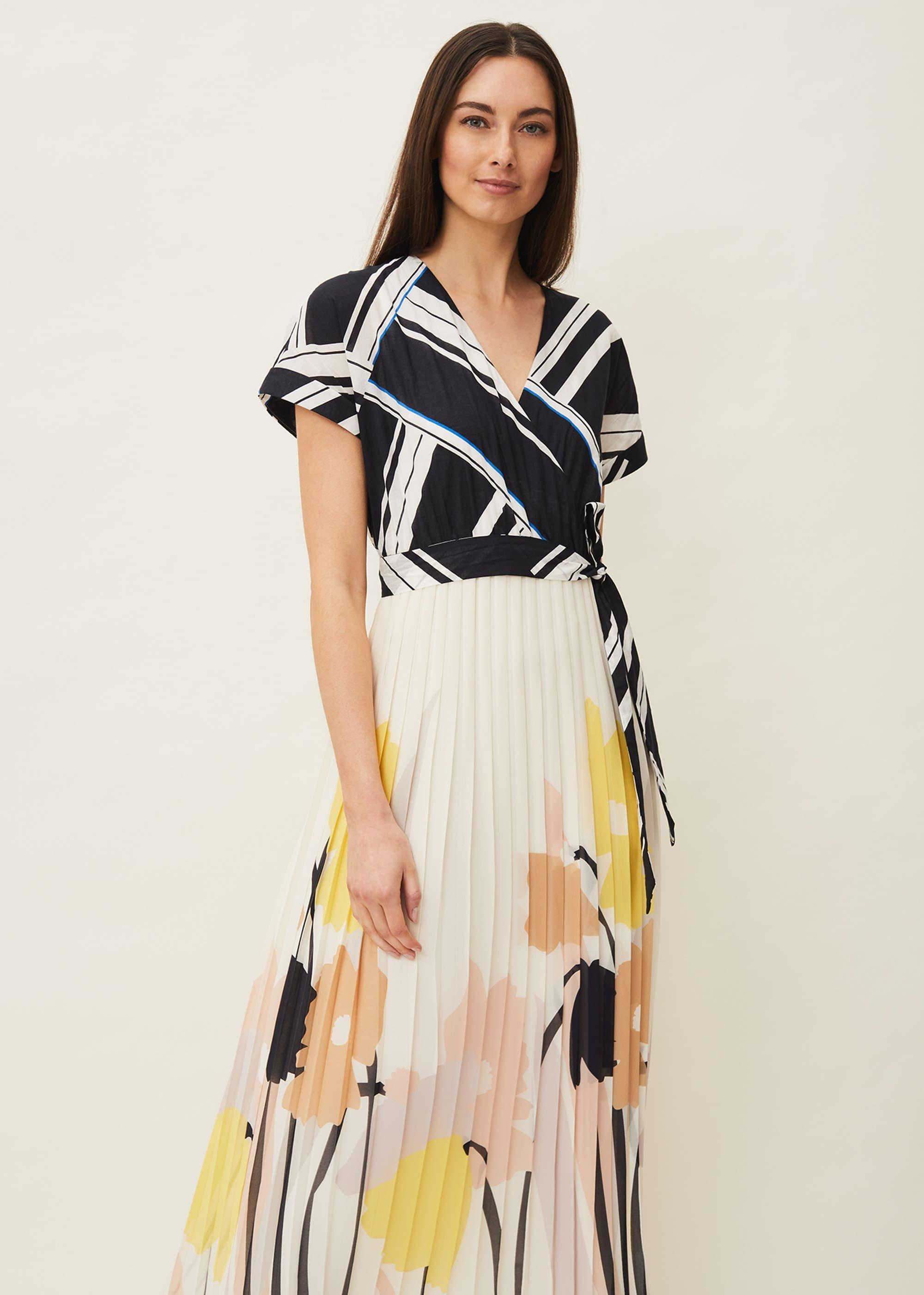 Saskie Mix Print Midaxi Dress