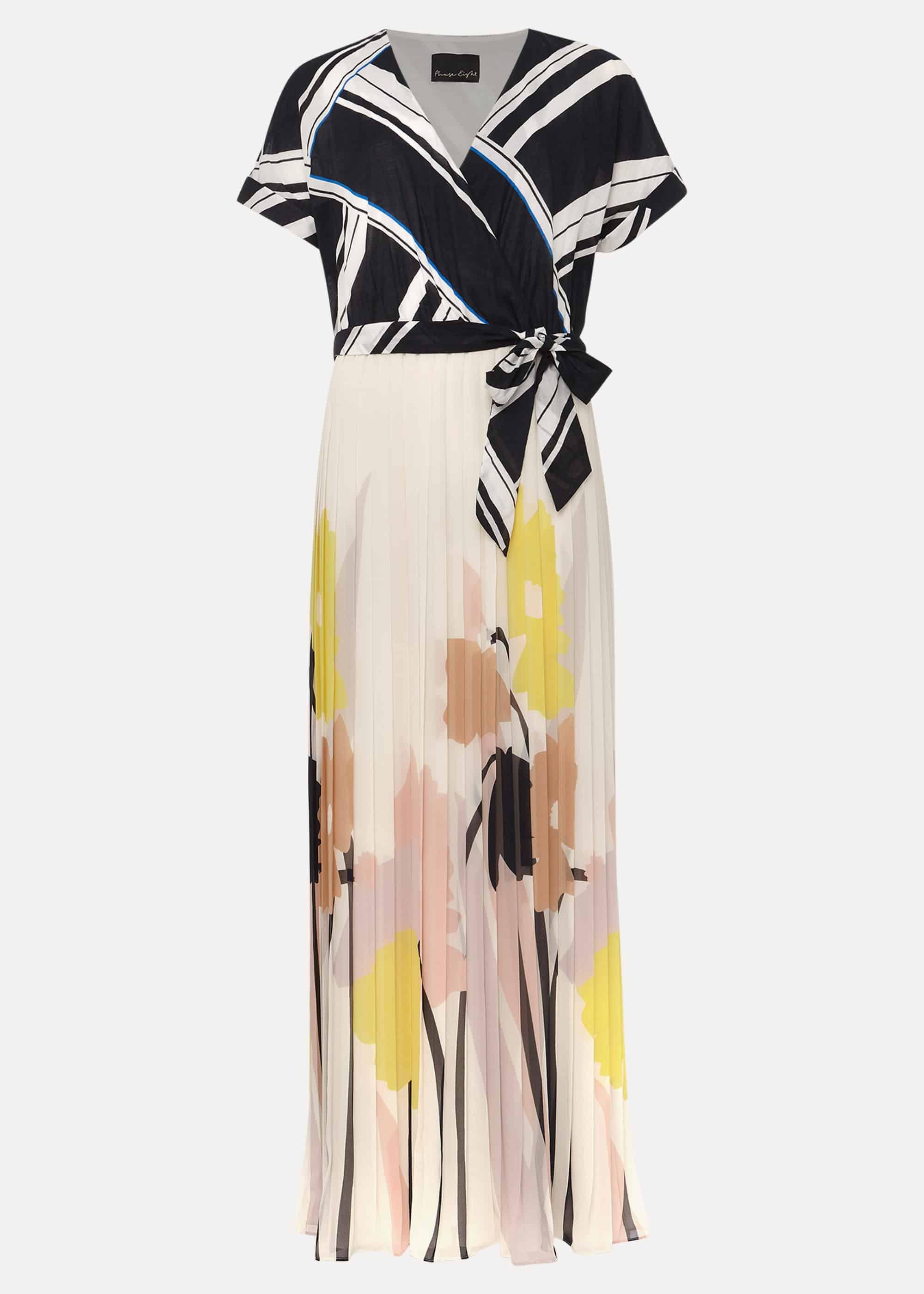 Saskie Mix Print Midaxi Dress