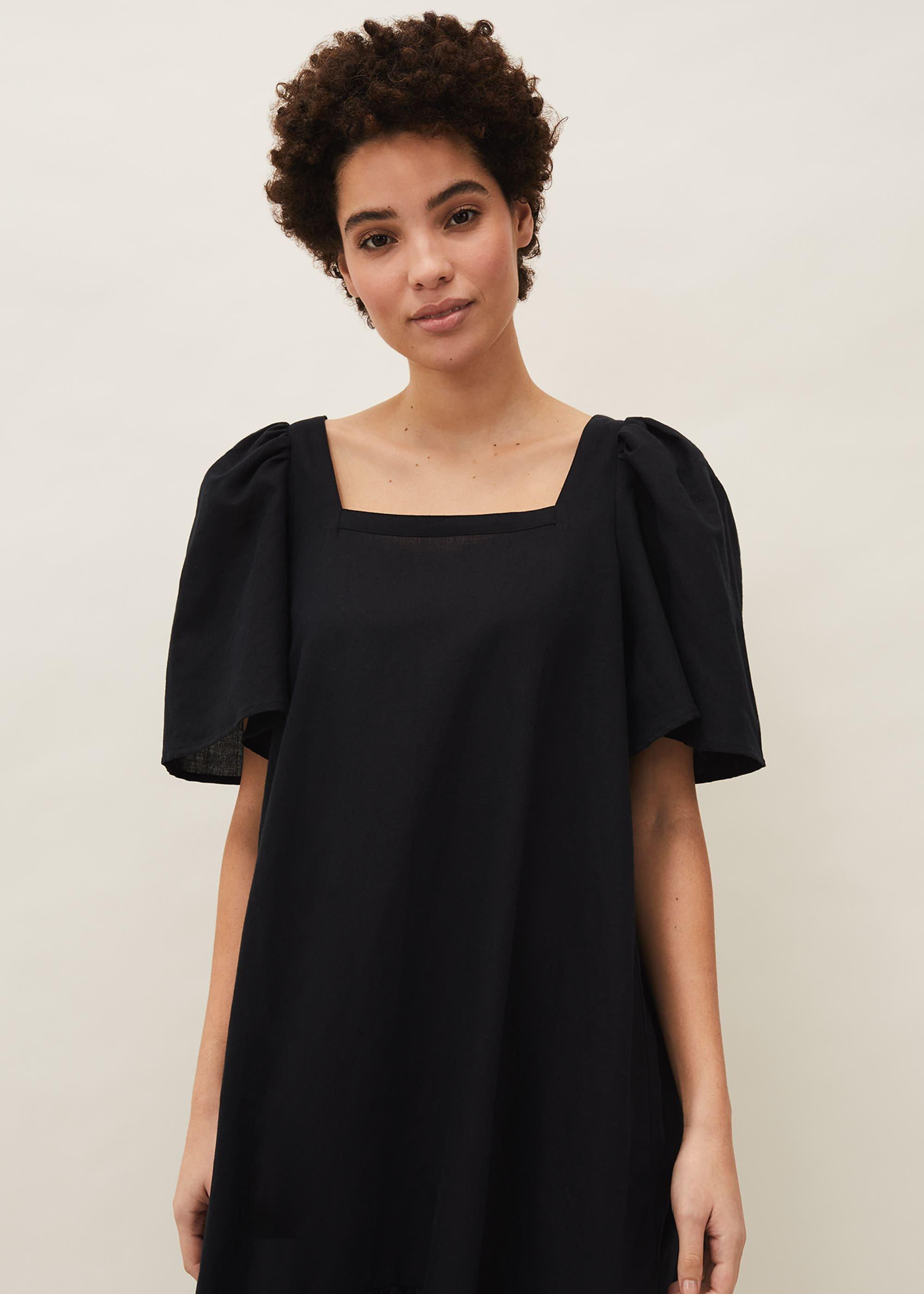 Claria Linen Midi Dress