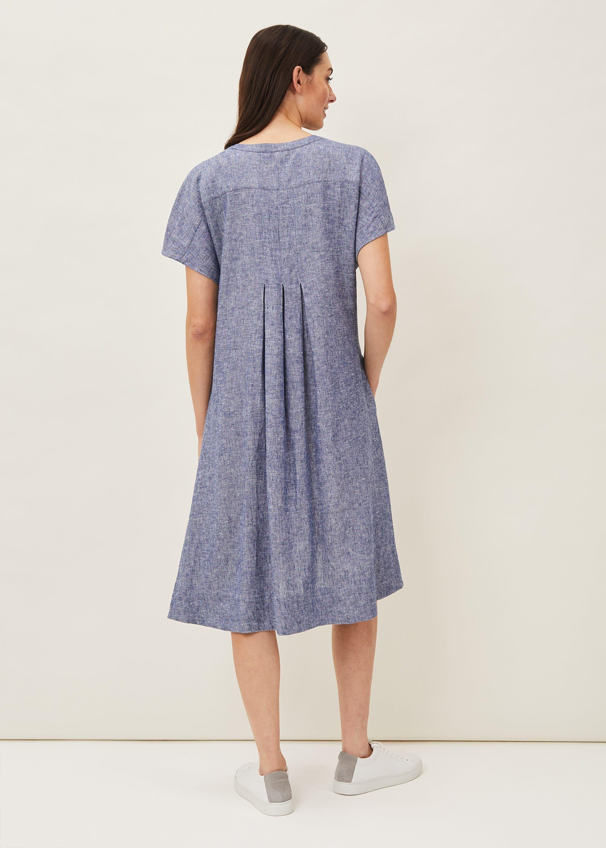 Danica Linen Swing Dress
