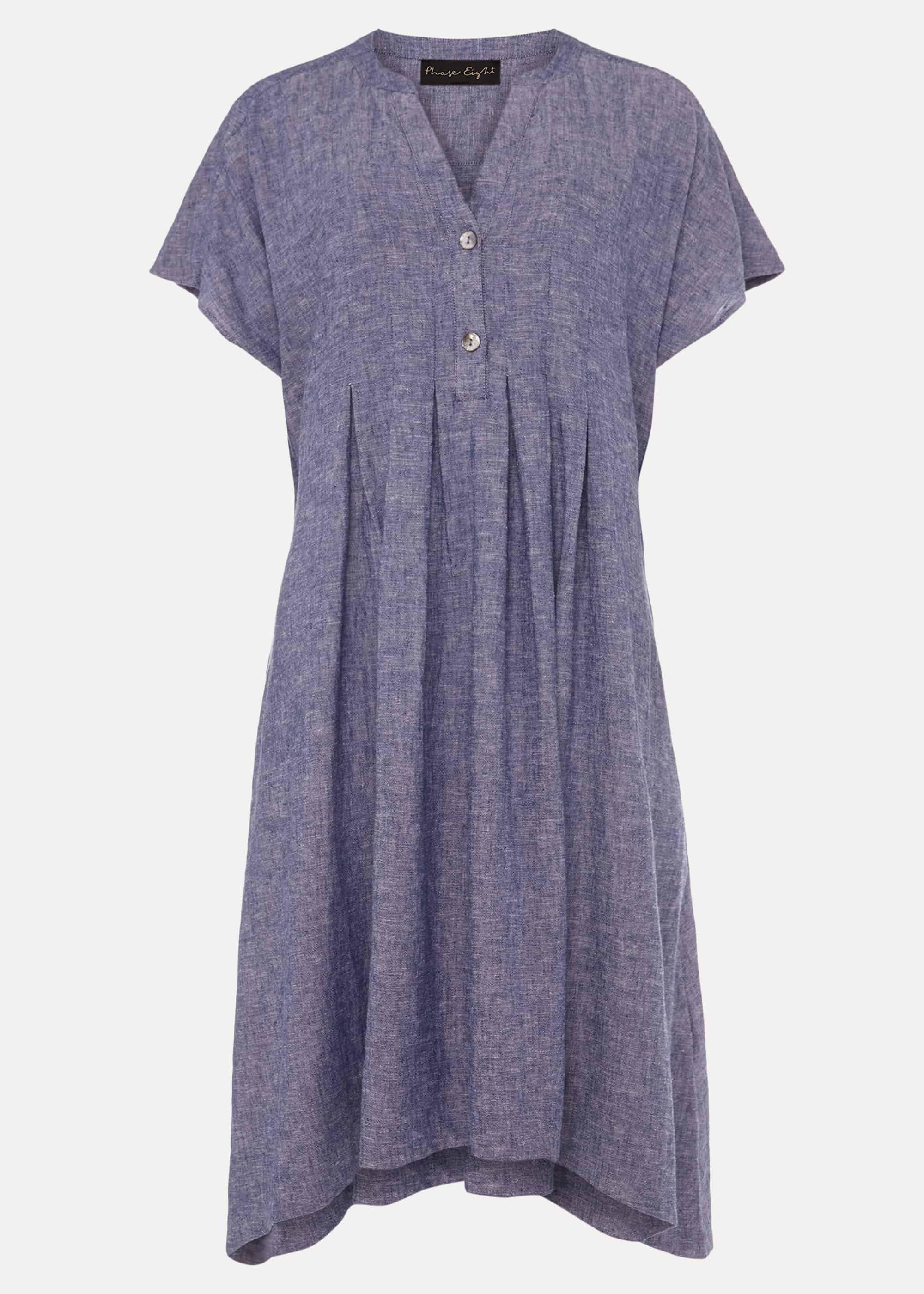 Danica Linen Swing Dress