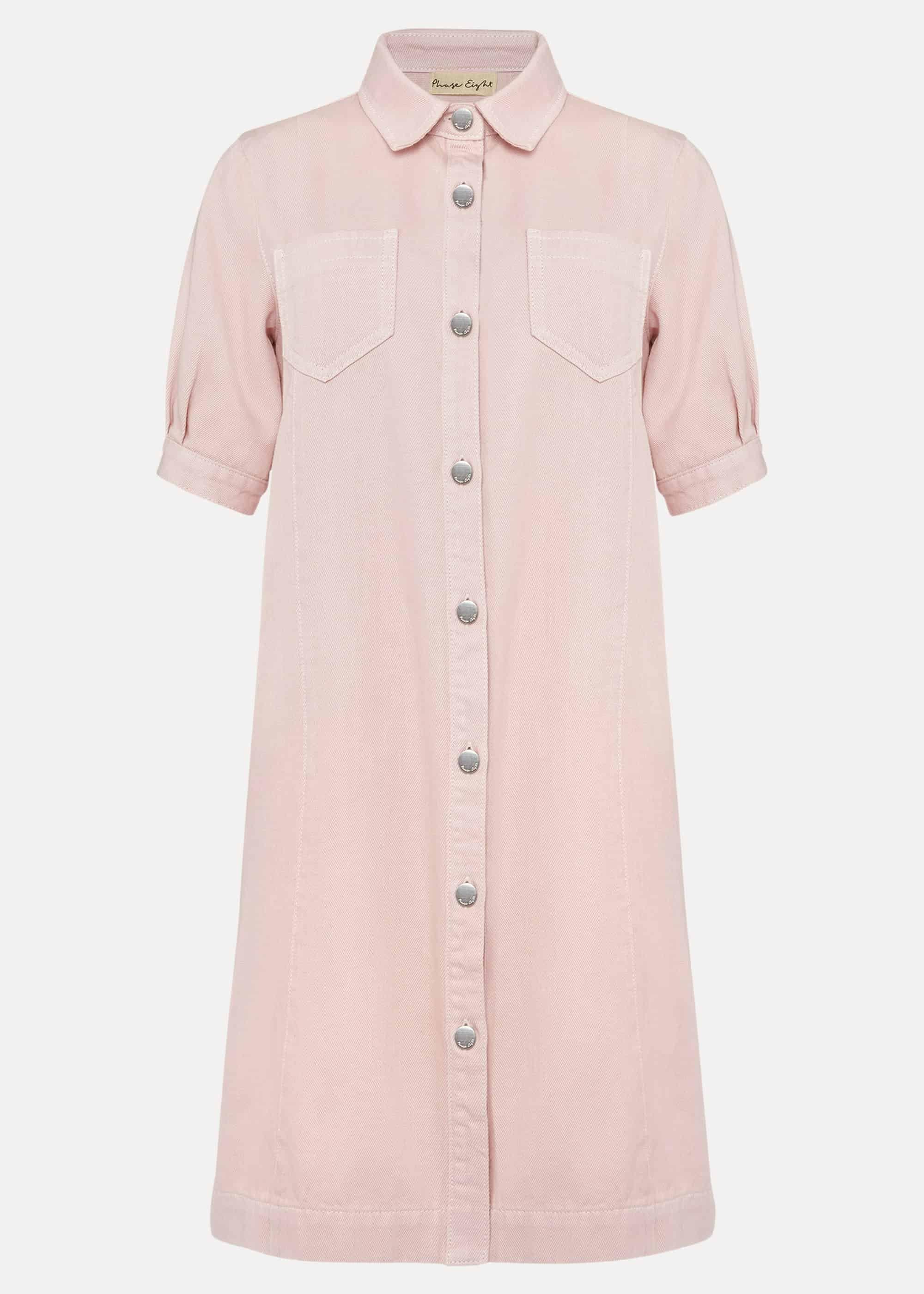 Kiah Puff Sleeve Denim Dress