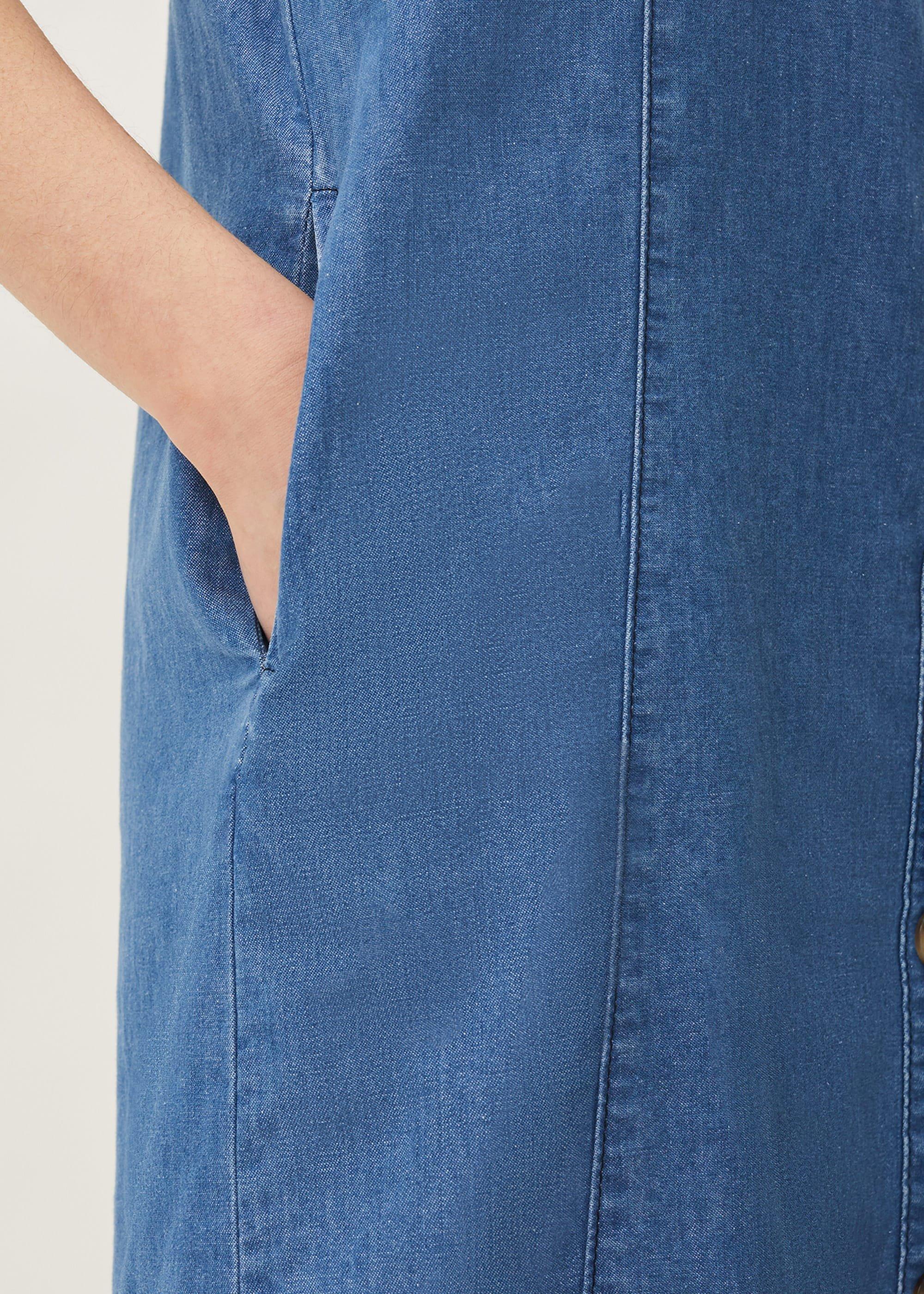 Kiah Puff Sleeve Denim Dress