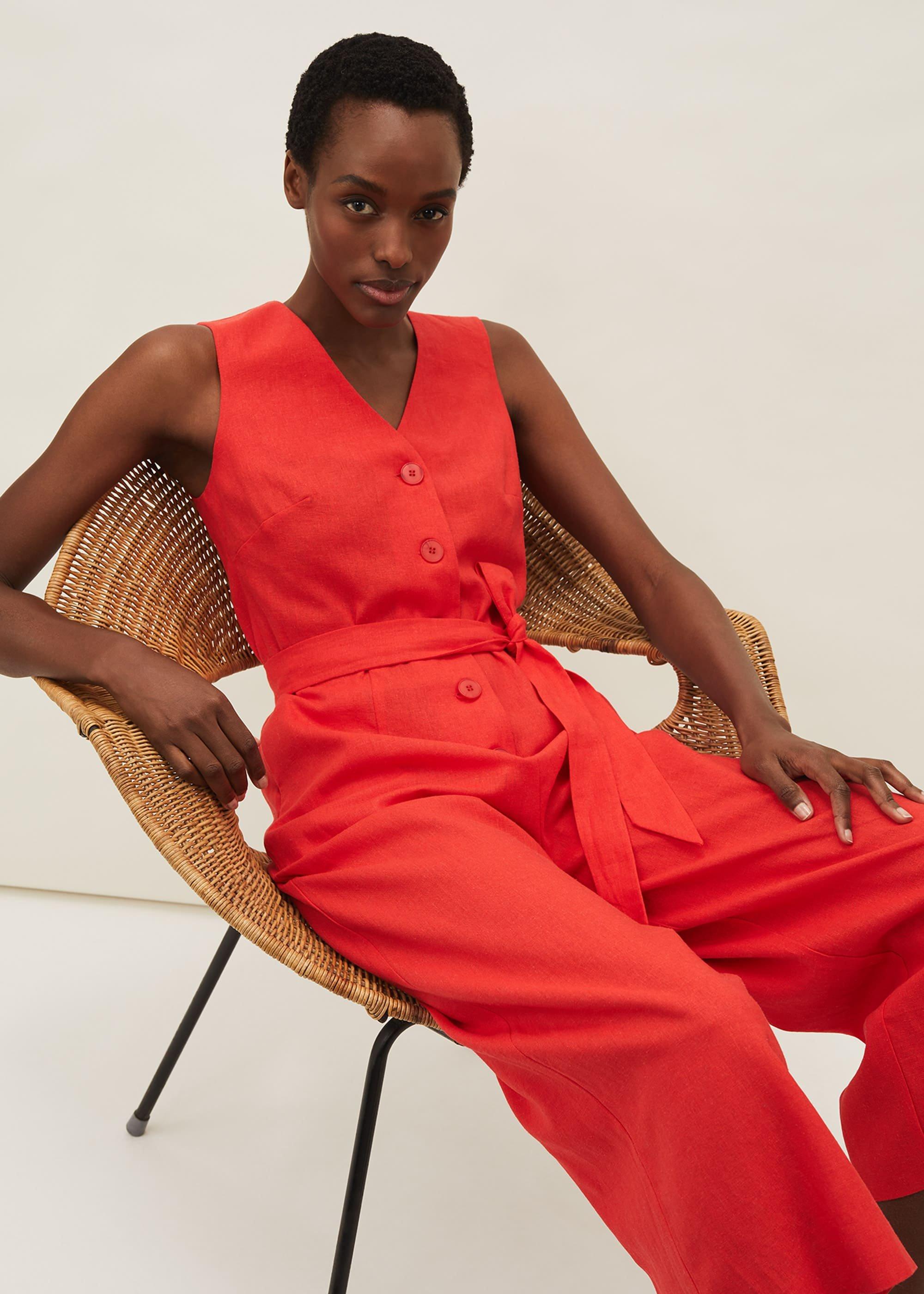 Tia Linen Jumpsuit