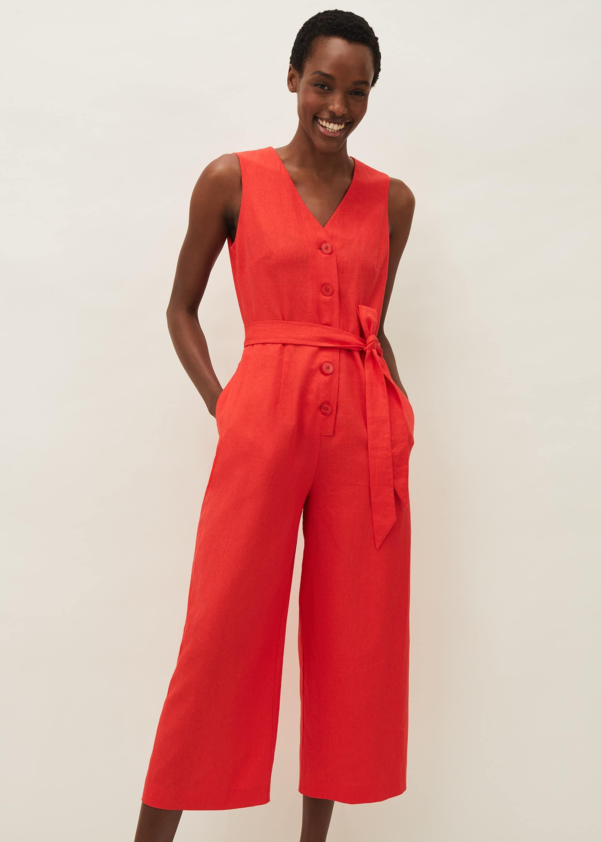 Tia Linen Jumpsuit