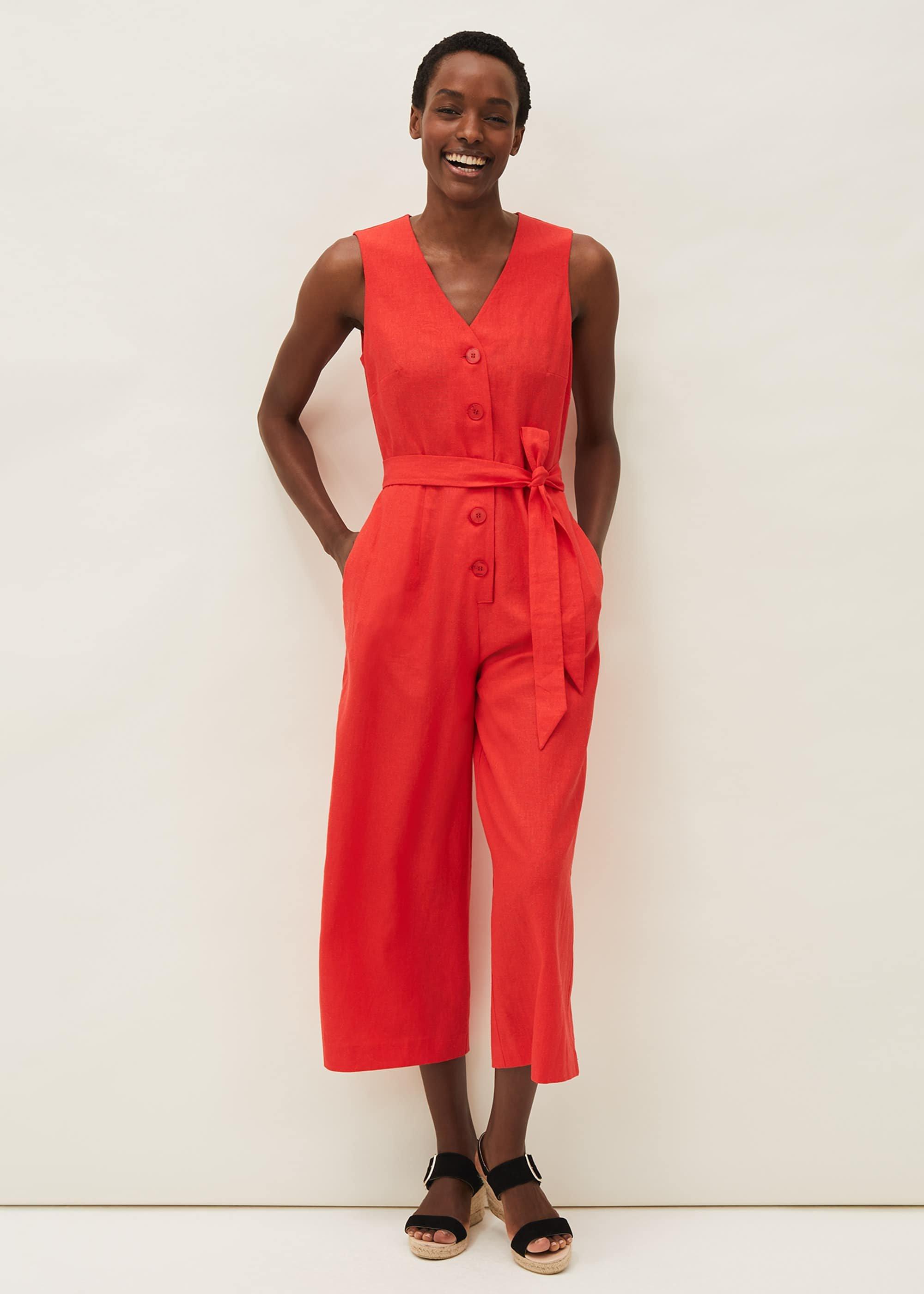 Tia Linen Jumpsuit