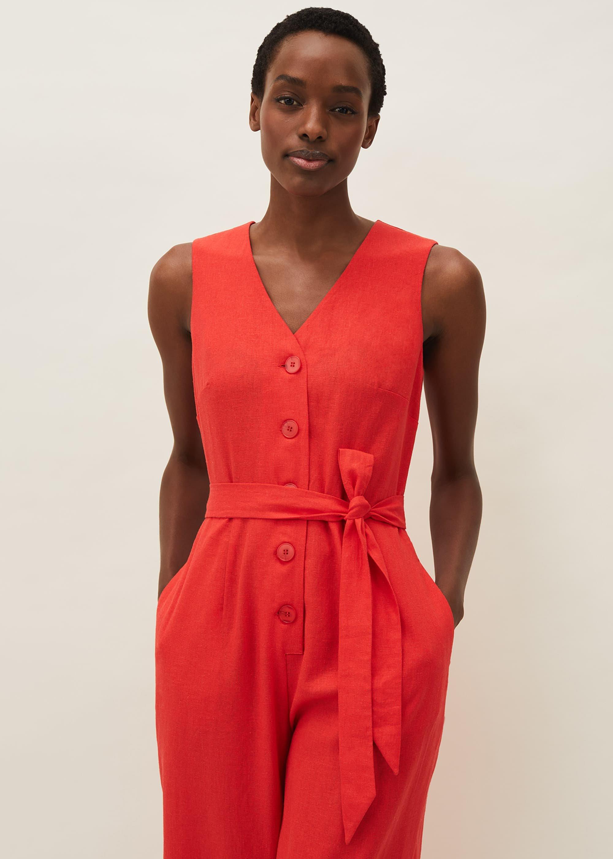 Tia Linen Jumpsuit