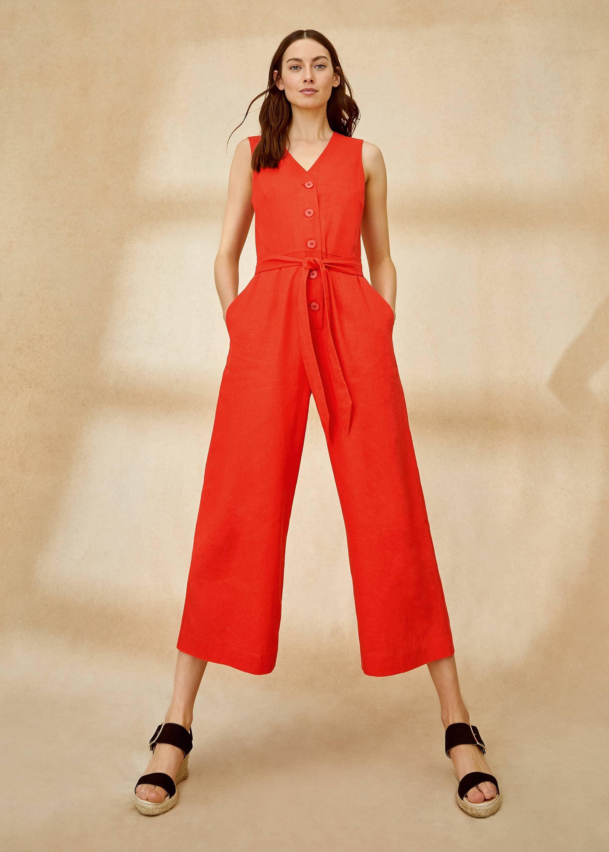 Tia Linen Jumpsuit