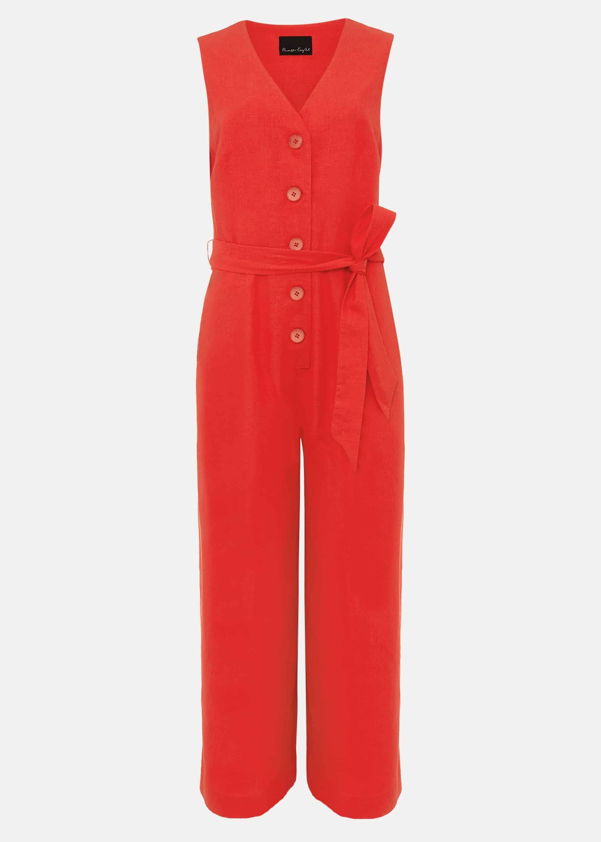 Tia Linen Jumpsuit
