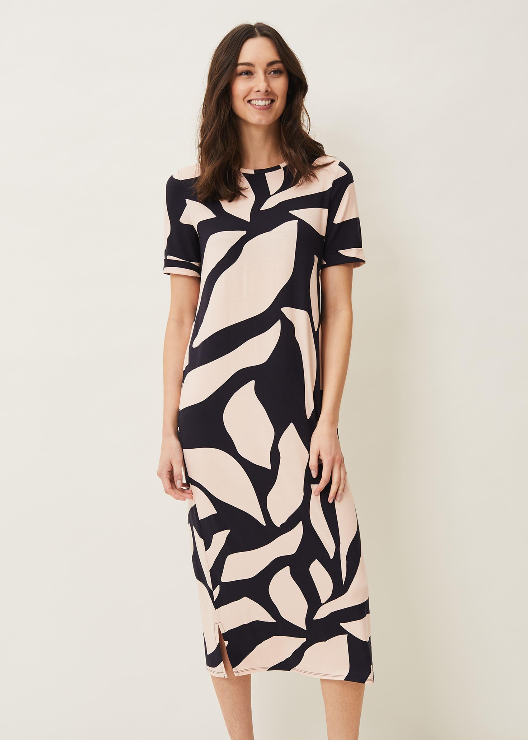 Theresa Abstract Print Dress