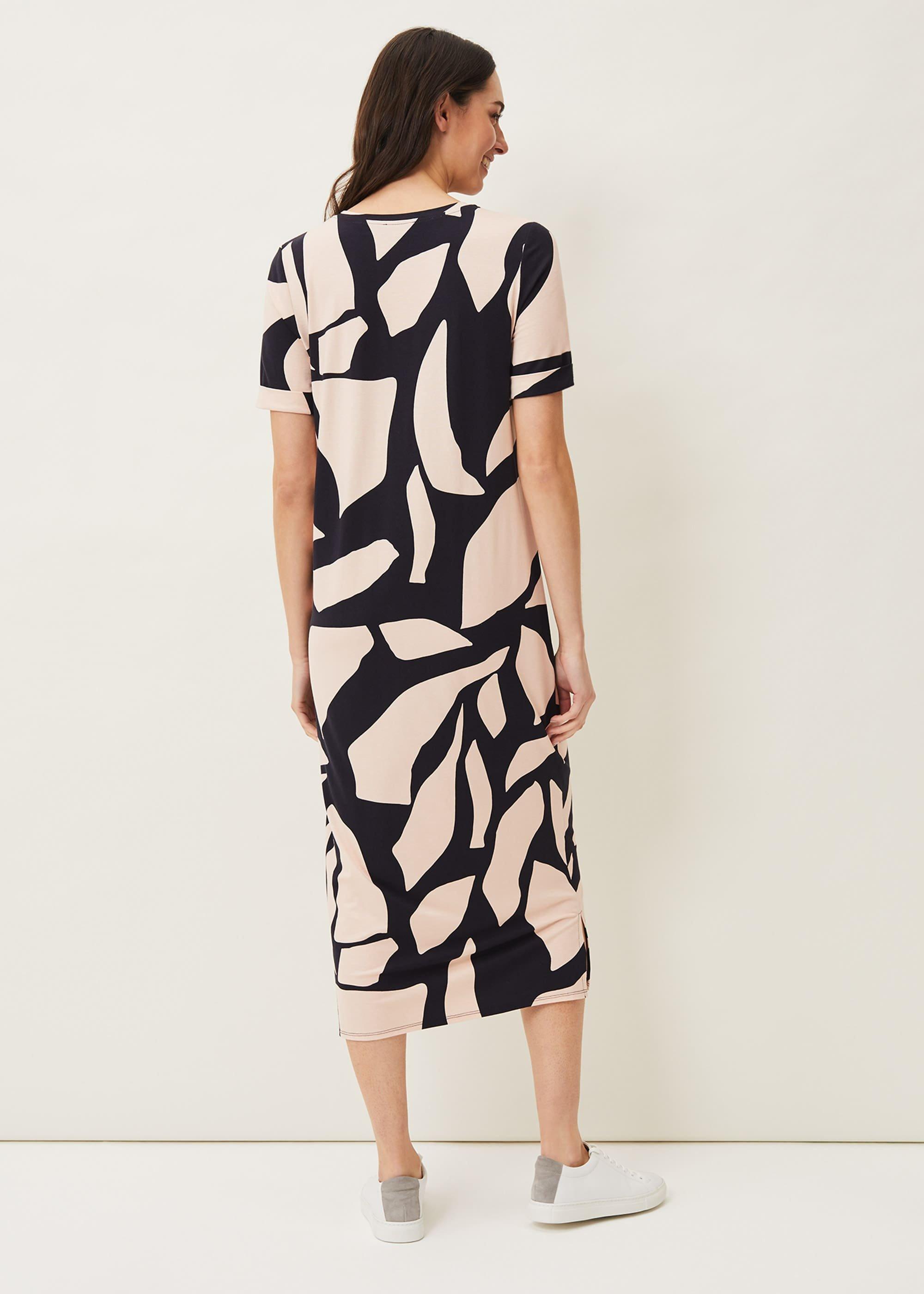 Theresa Abstract Print Dress