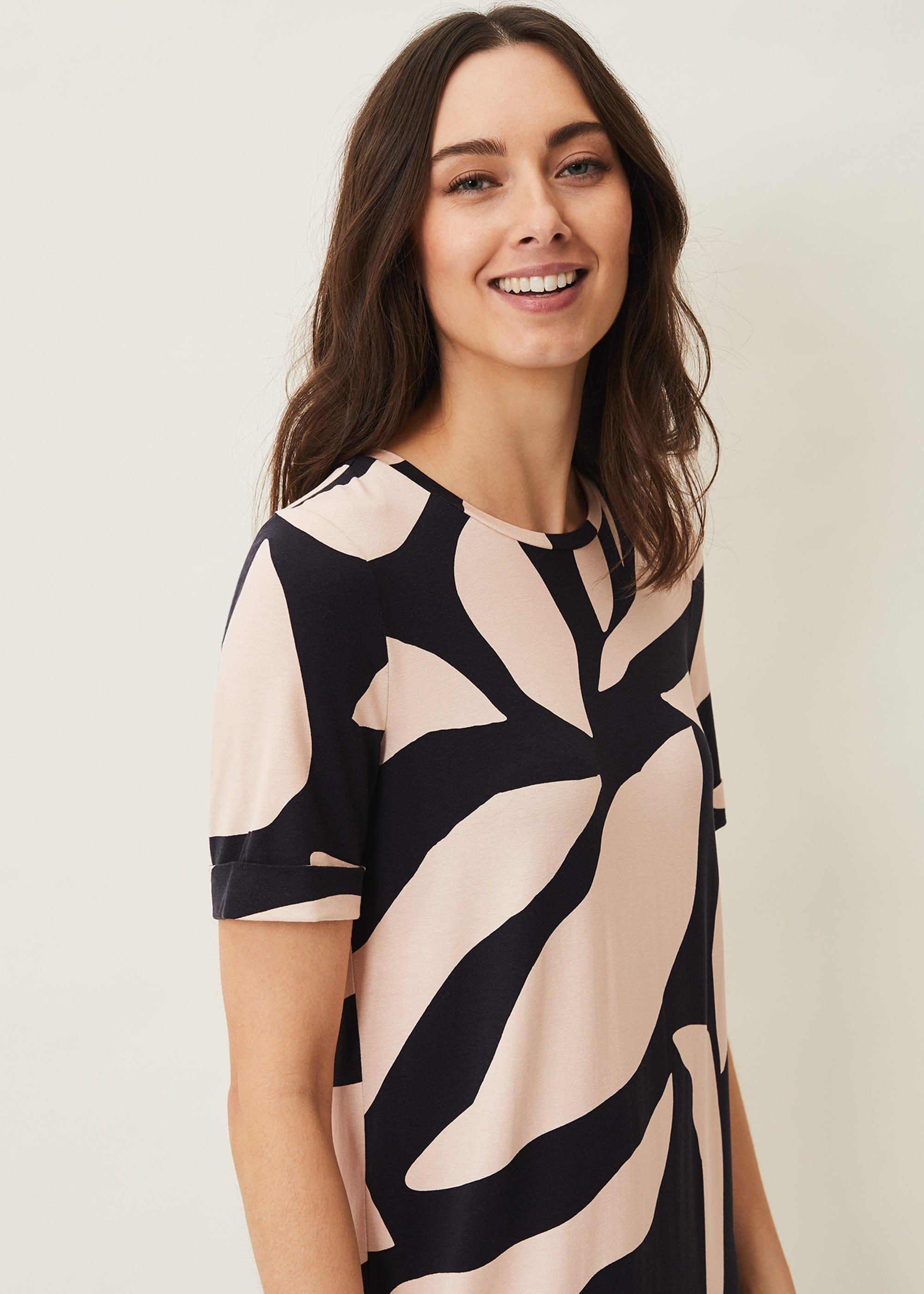 Theresa Abstract Print Dress