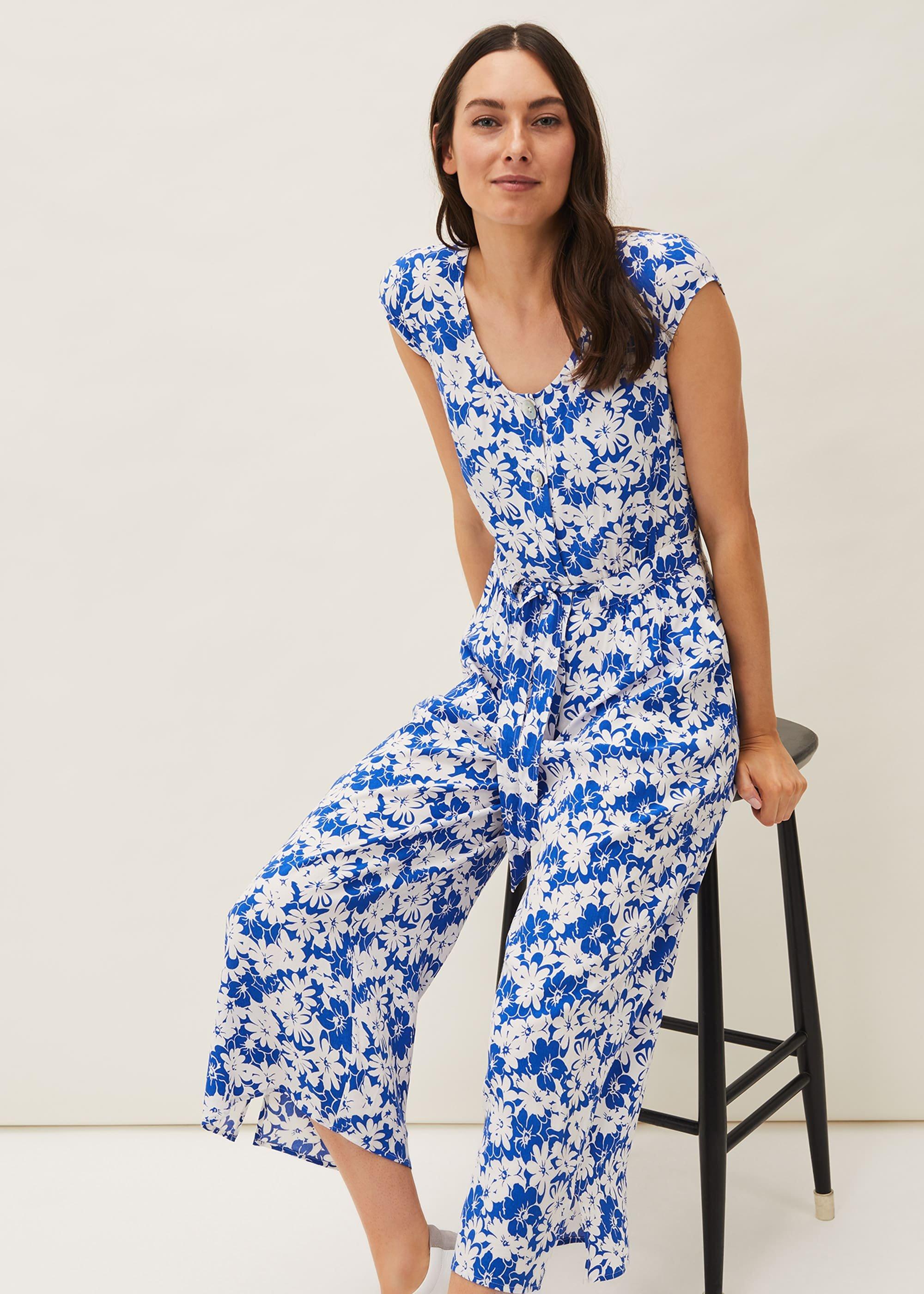 Nerissa Floral Wide Leg Jumpsuit