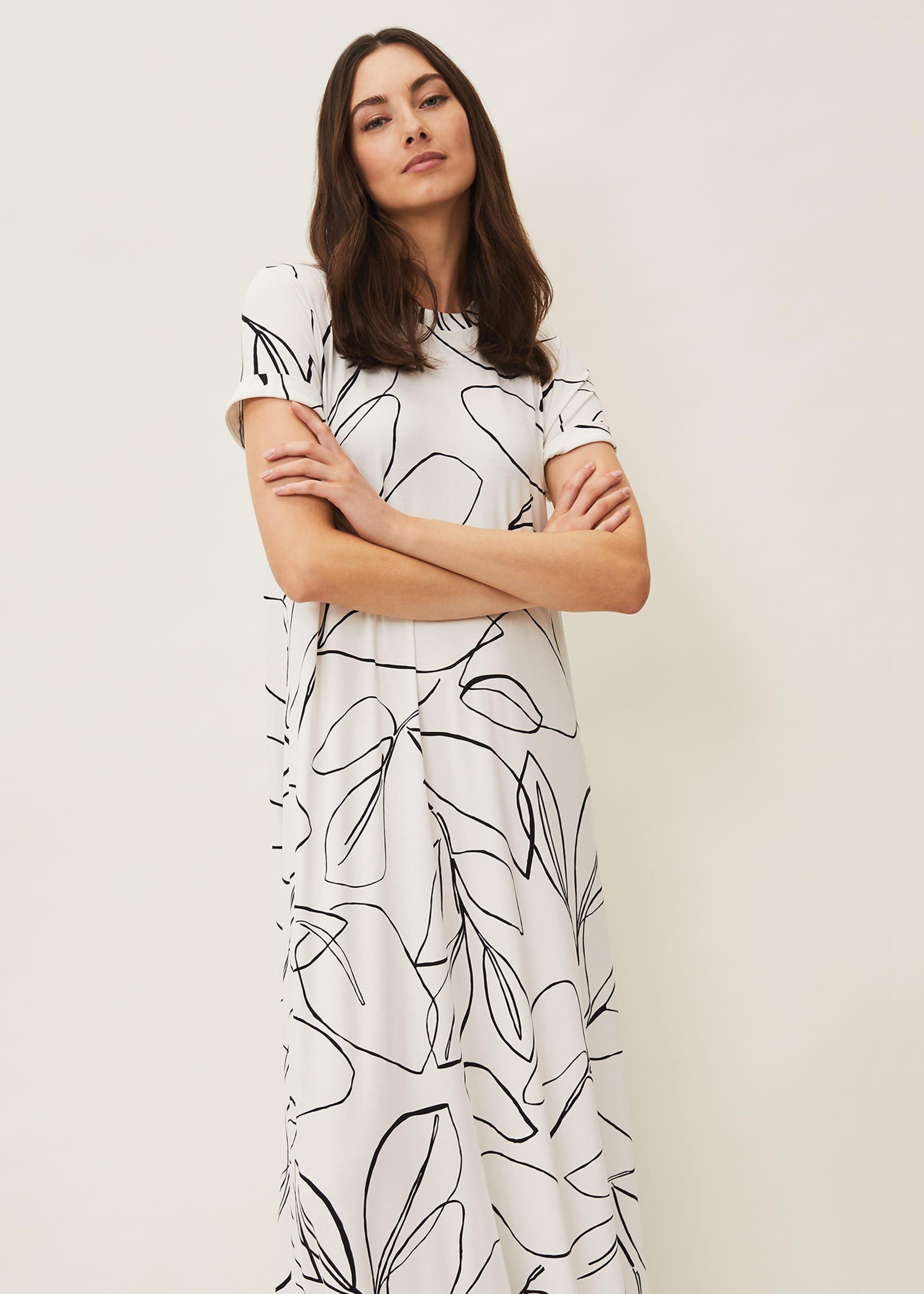Fifi Floral T-Shirt Maxi Dress