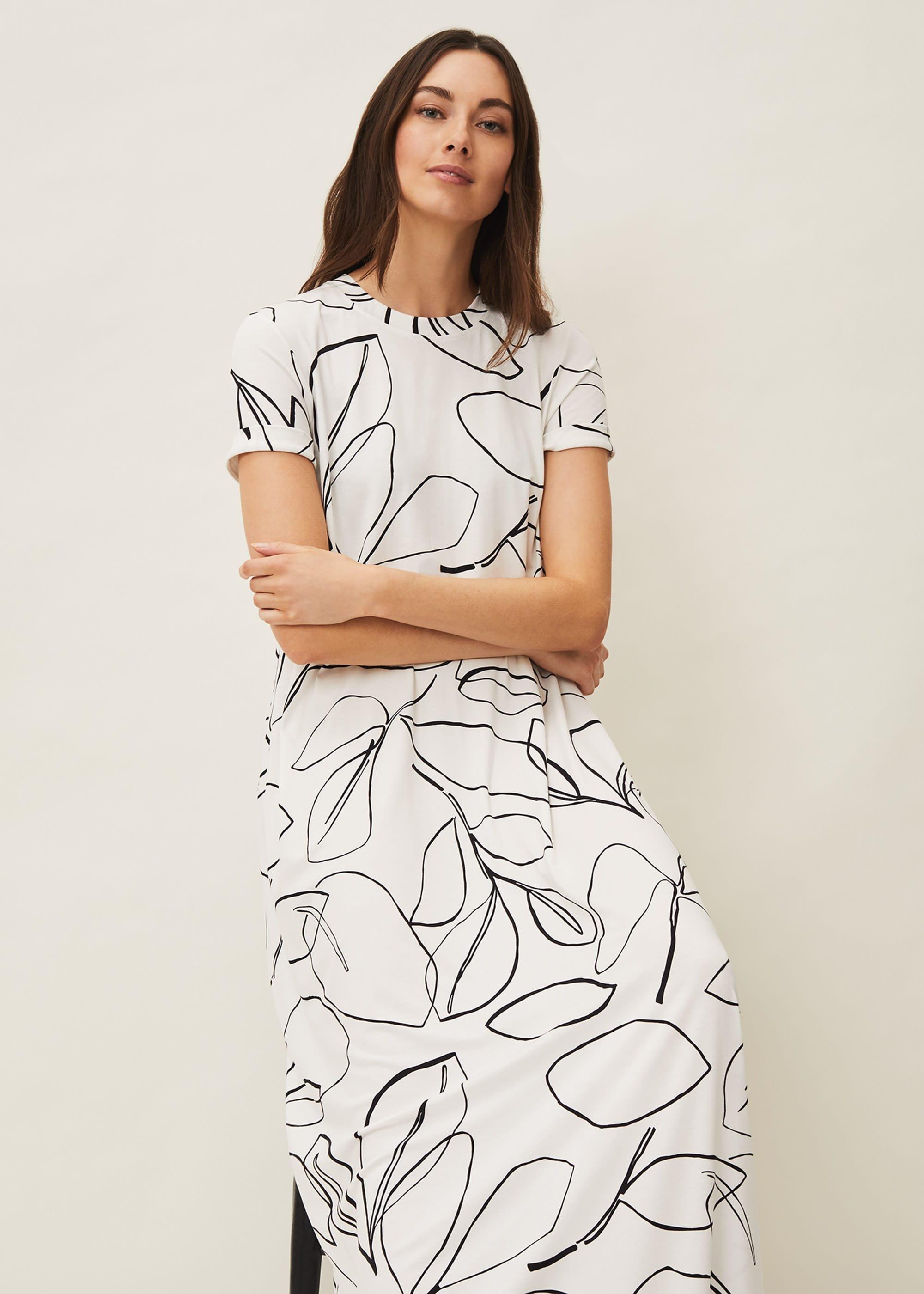 Fifi Floral T-Shirt Maxi Dress
