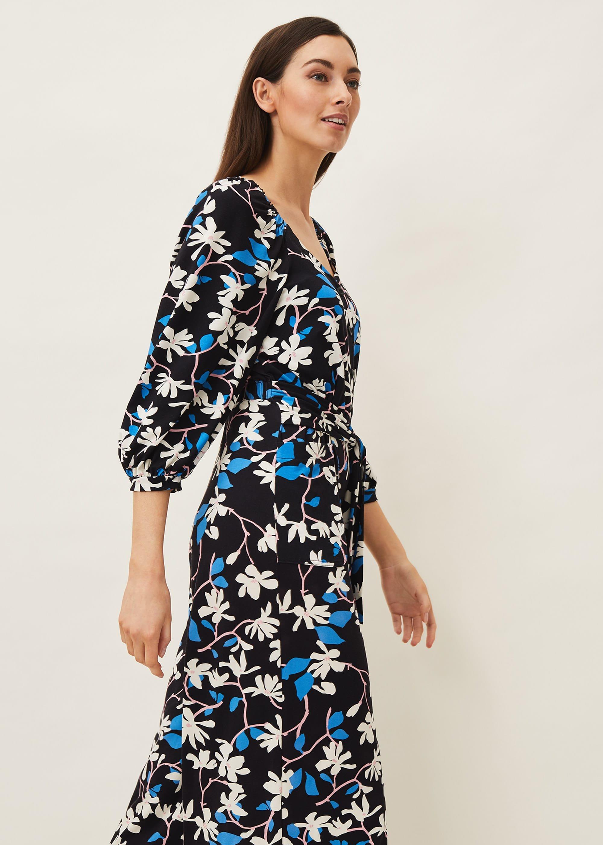 Magnolia Floral Jersey Jumpsuit