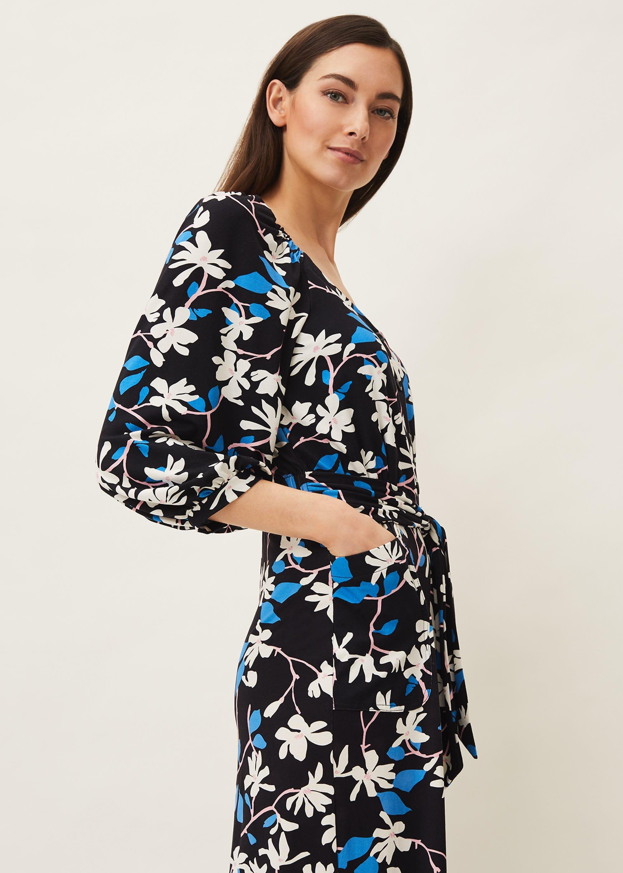 Magnolia Floral Jersey Jumpsuit