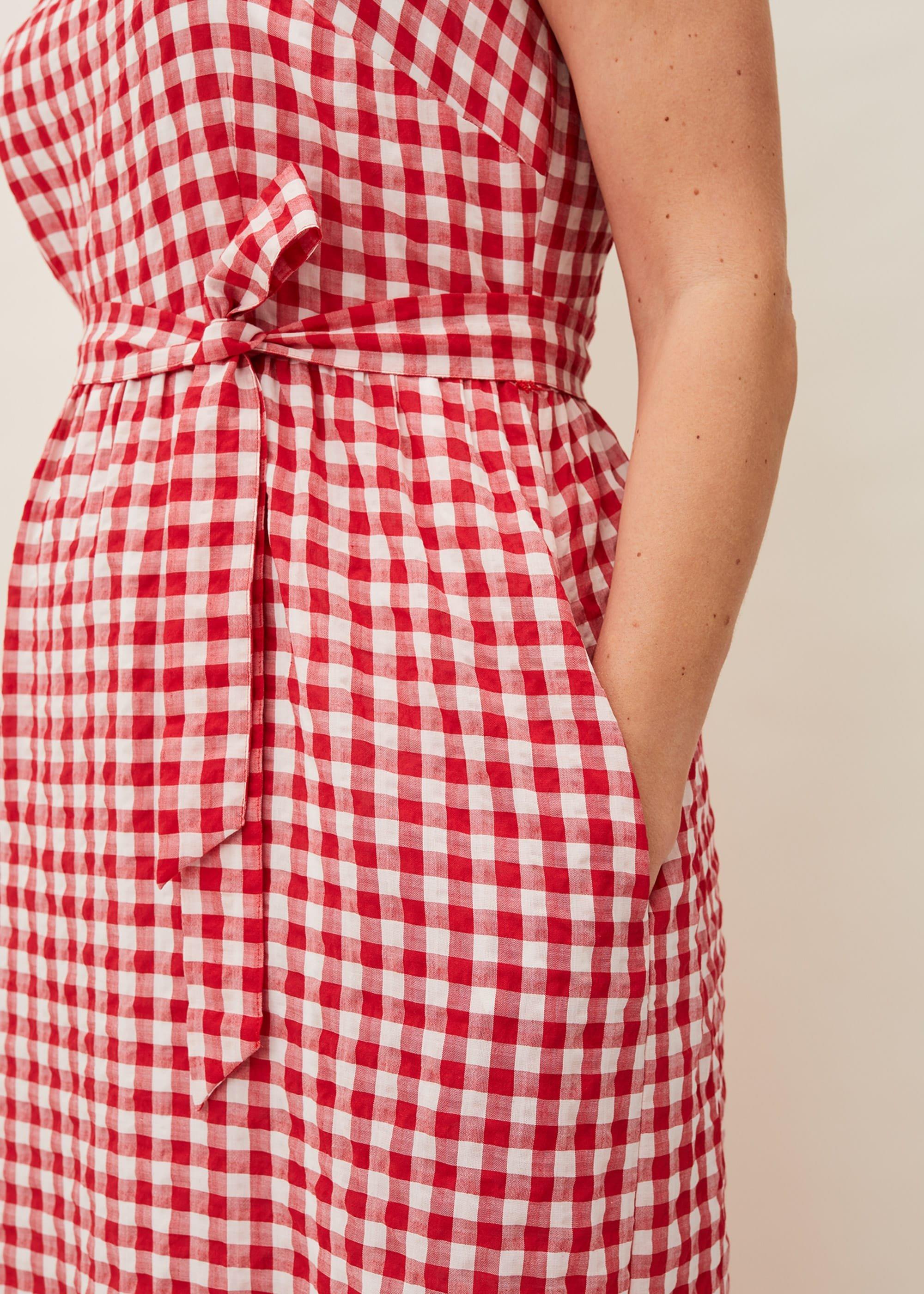 Geri Gingham Maxi Dress