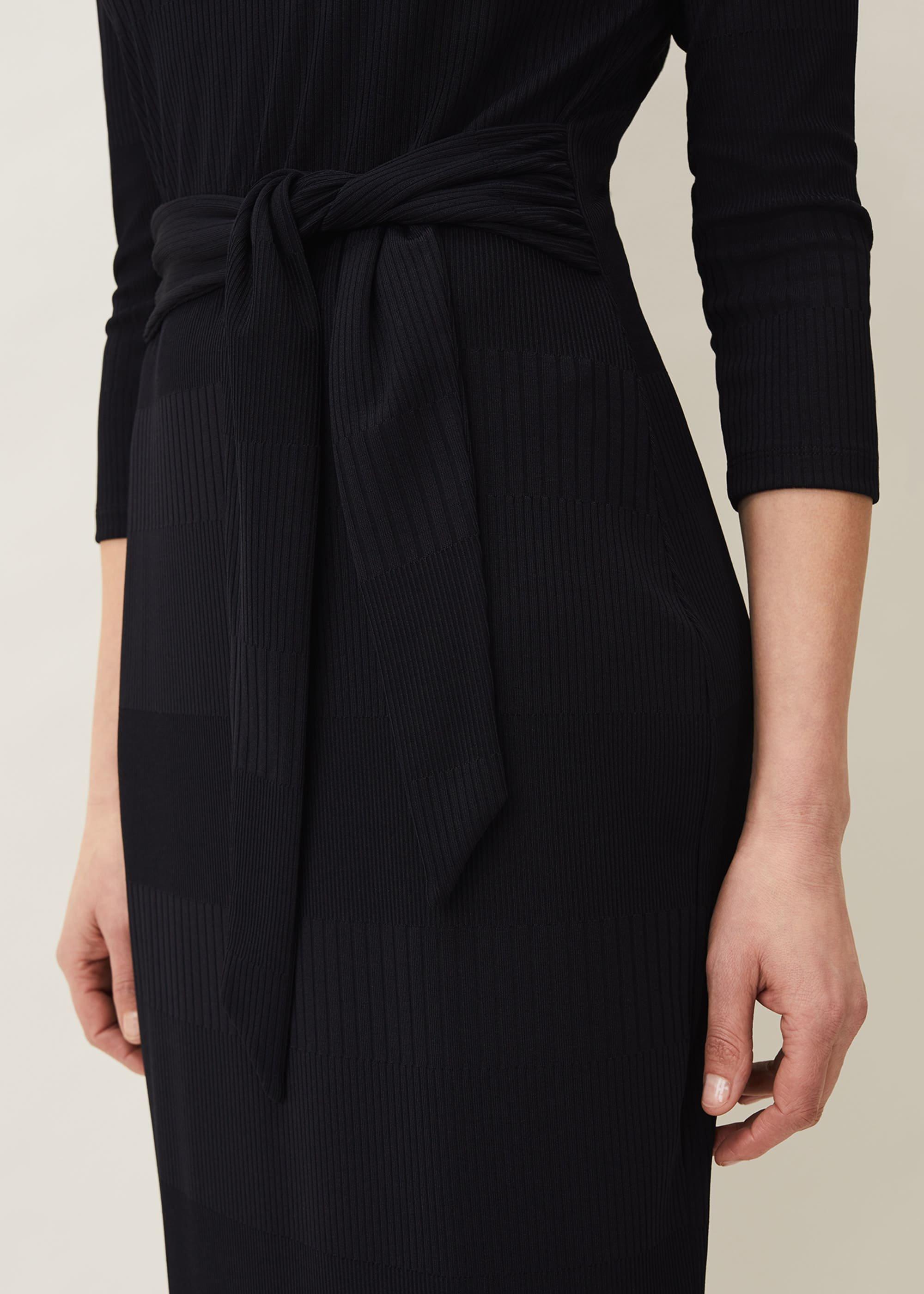 Yazmina Long Sleeve Ribbed Dress