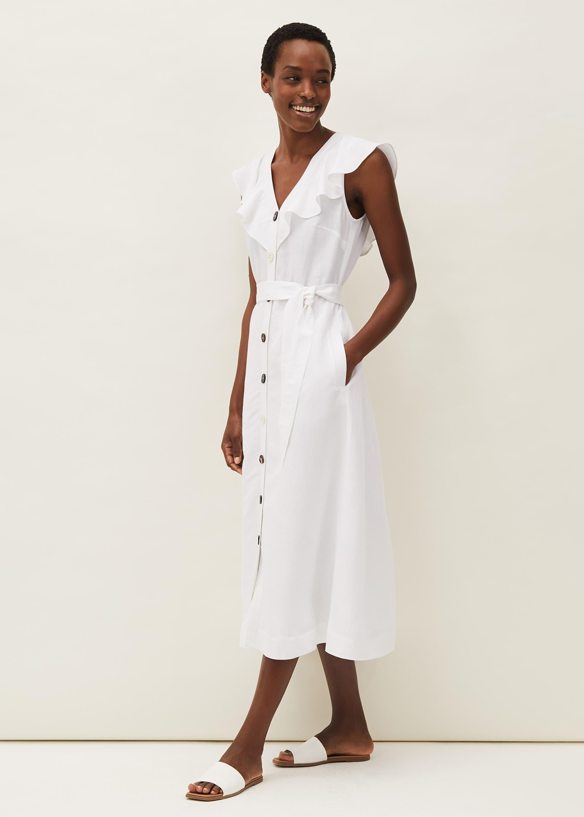 phase eight linen dress Carlotta Linen Dress