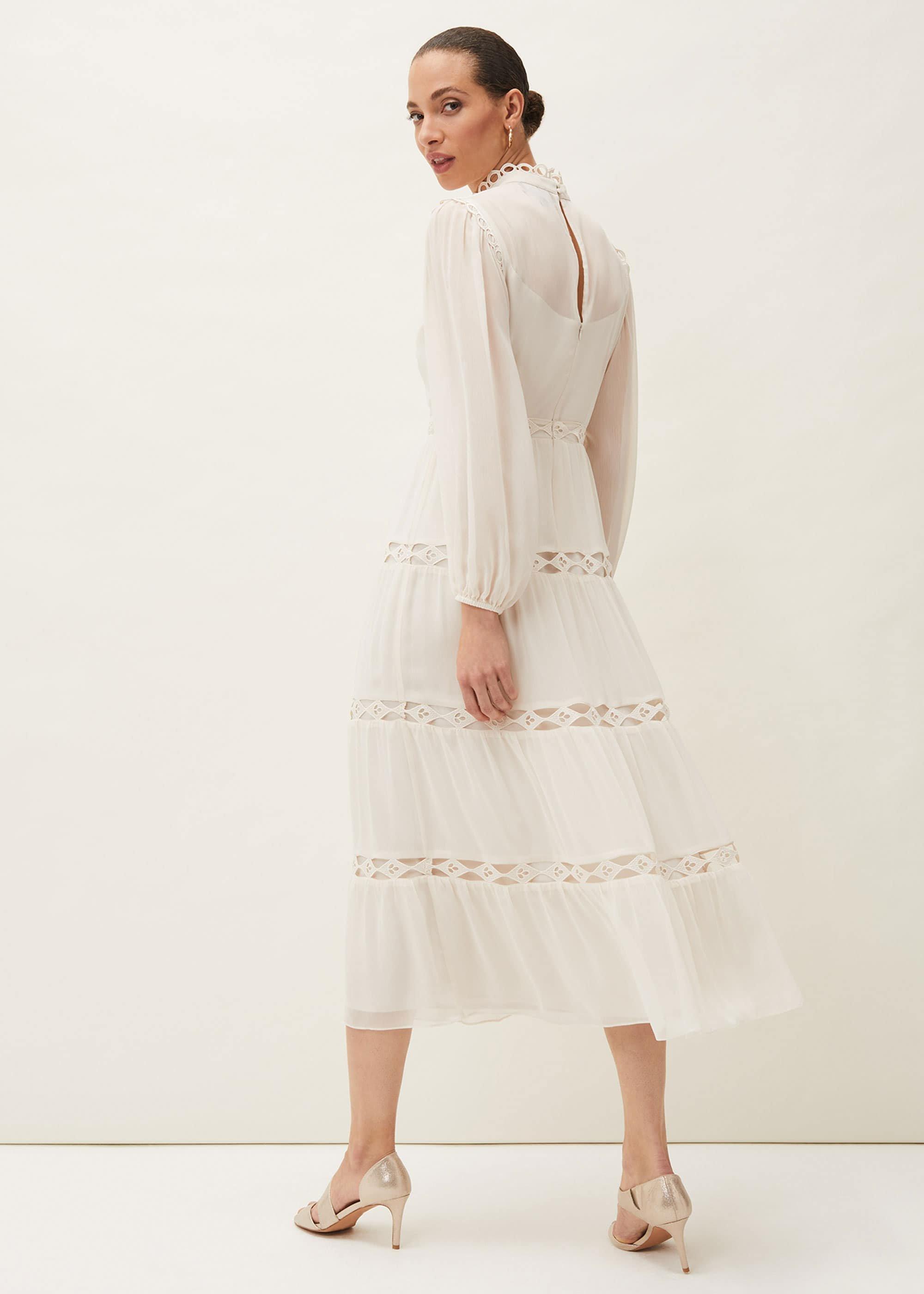 Amberlee Cutwork Midi Dress