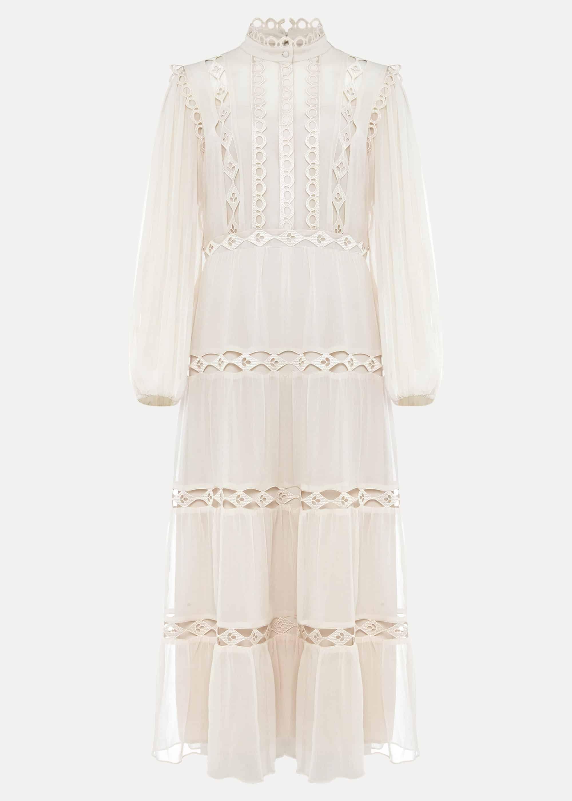 Amberlee Cutwork Midi Dress