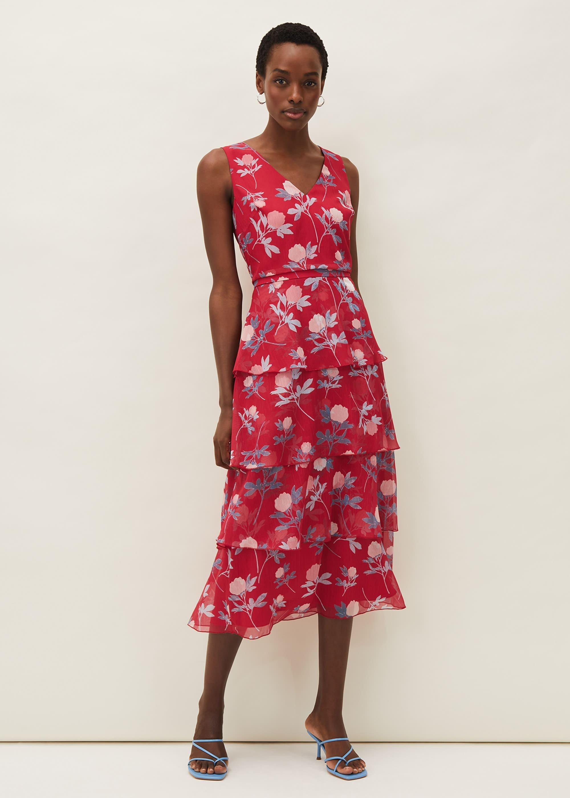 Antonella Floral Tiered Dress