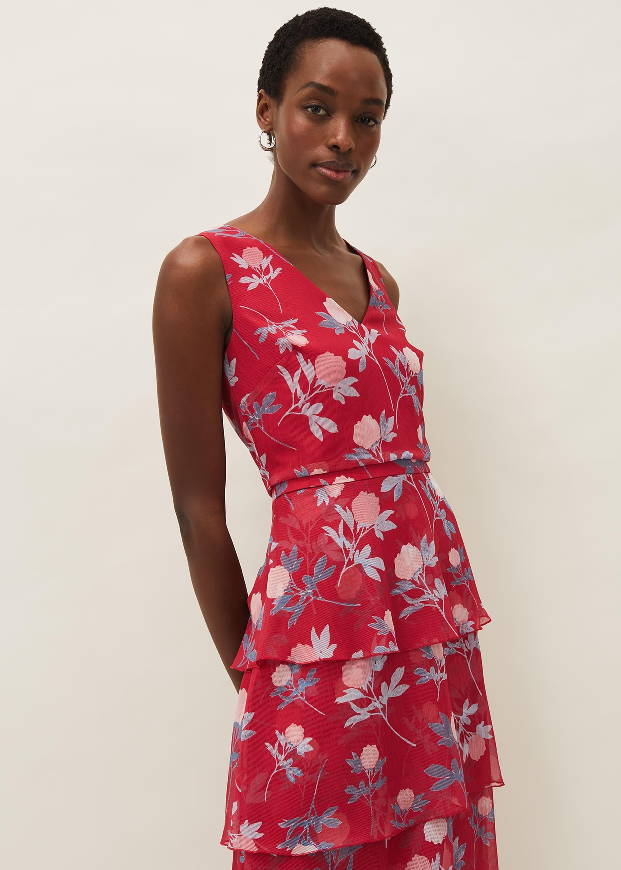 Antonella Floral Tiered Dress