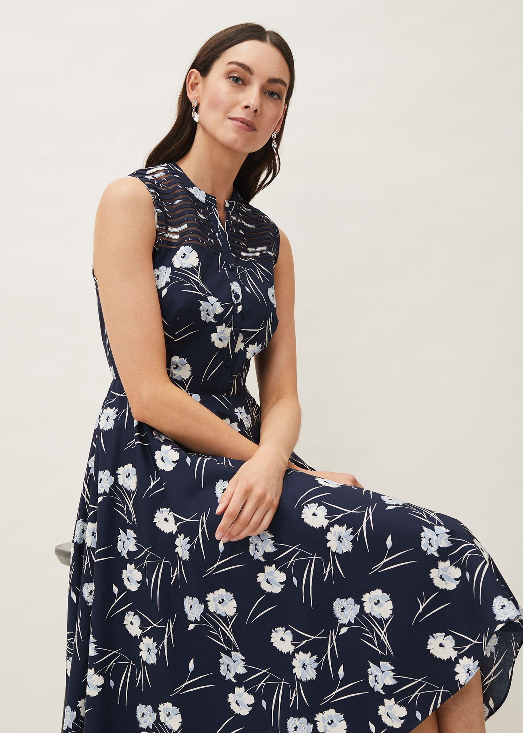 Neha Floral Print Dress
