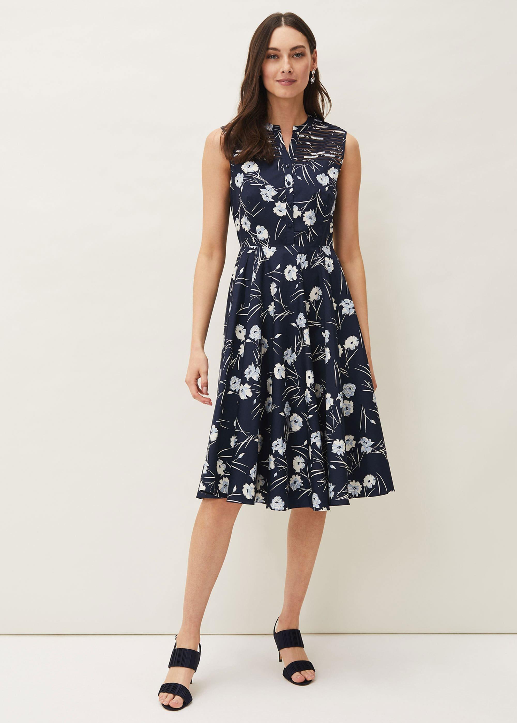 Neha Floral Print Dress