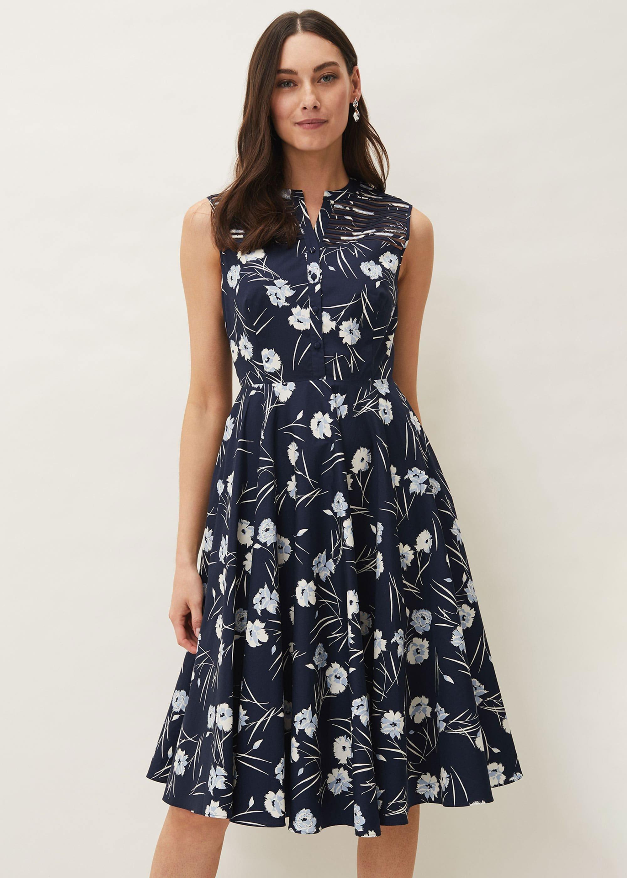 Neha Floral Print Dress